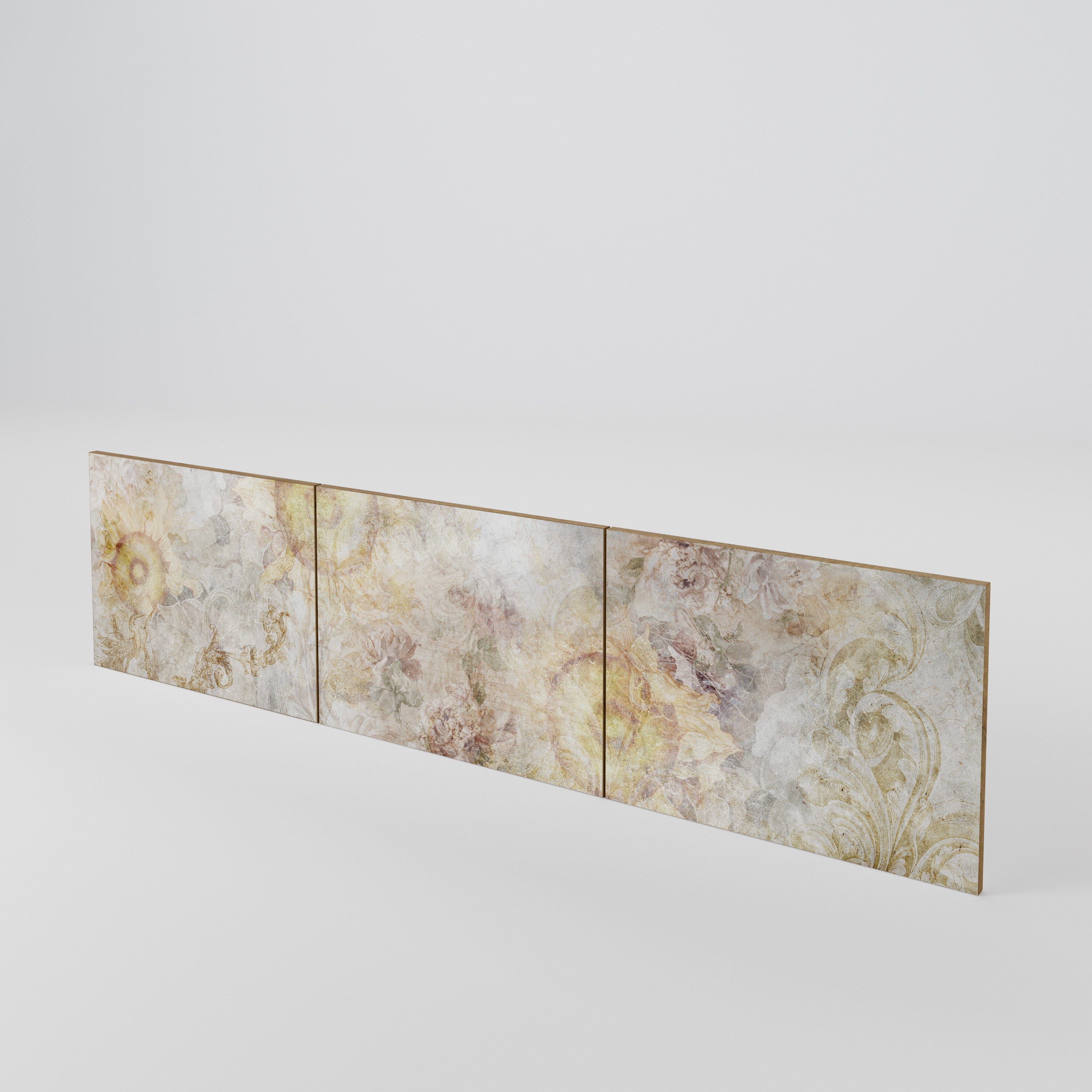 SUNFLOWER BLUR 3-Piece TV Cabinet Door Set