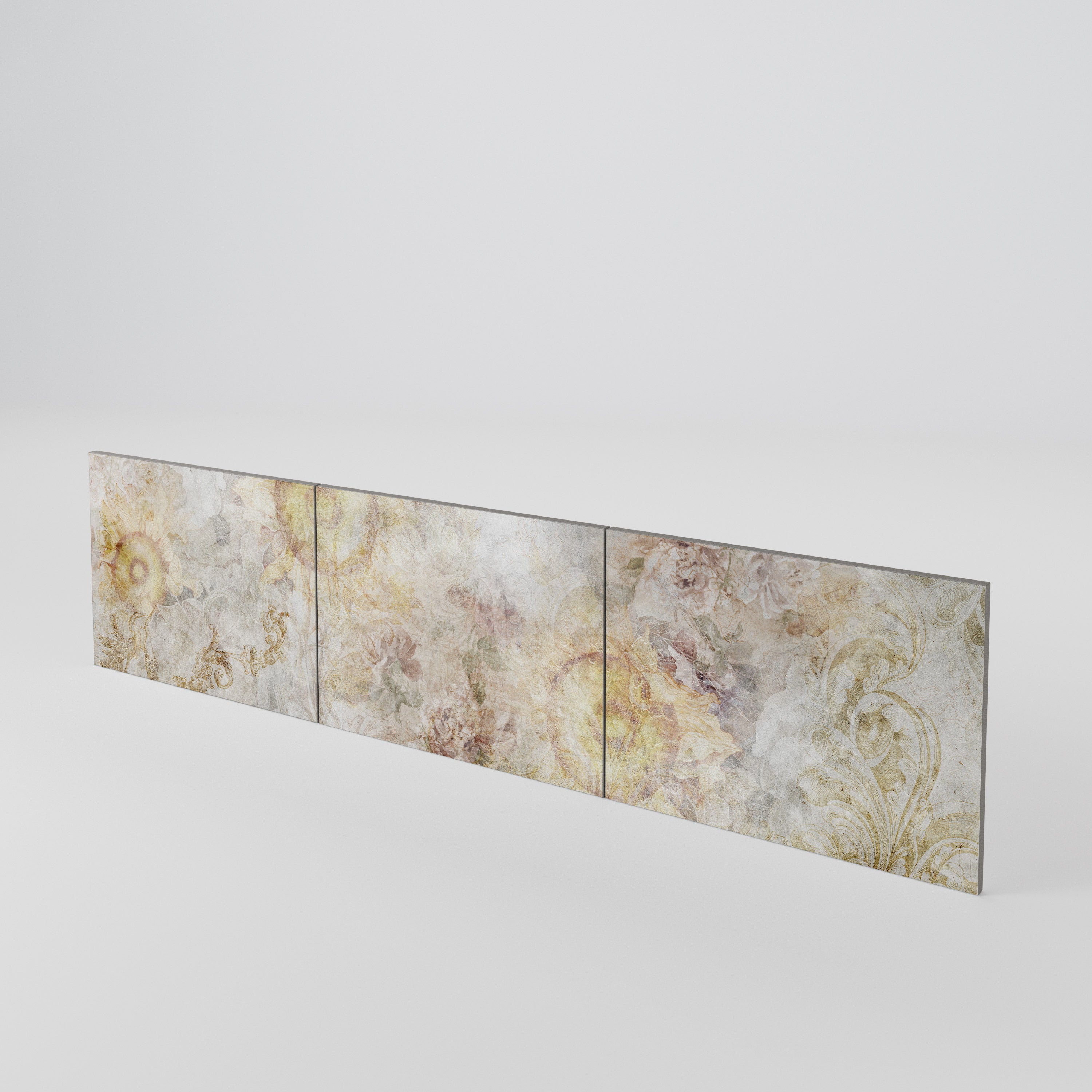 SUNFLOWER BLUR 3-Piece TV Cabinet Door Set