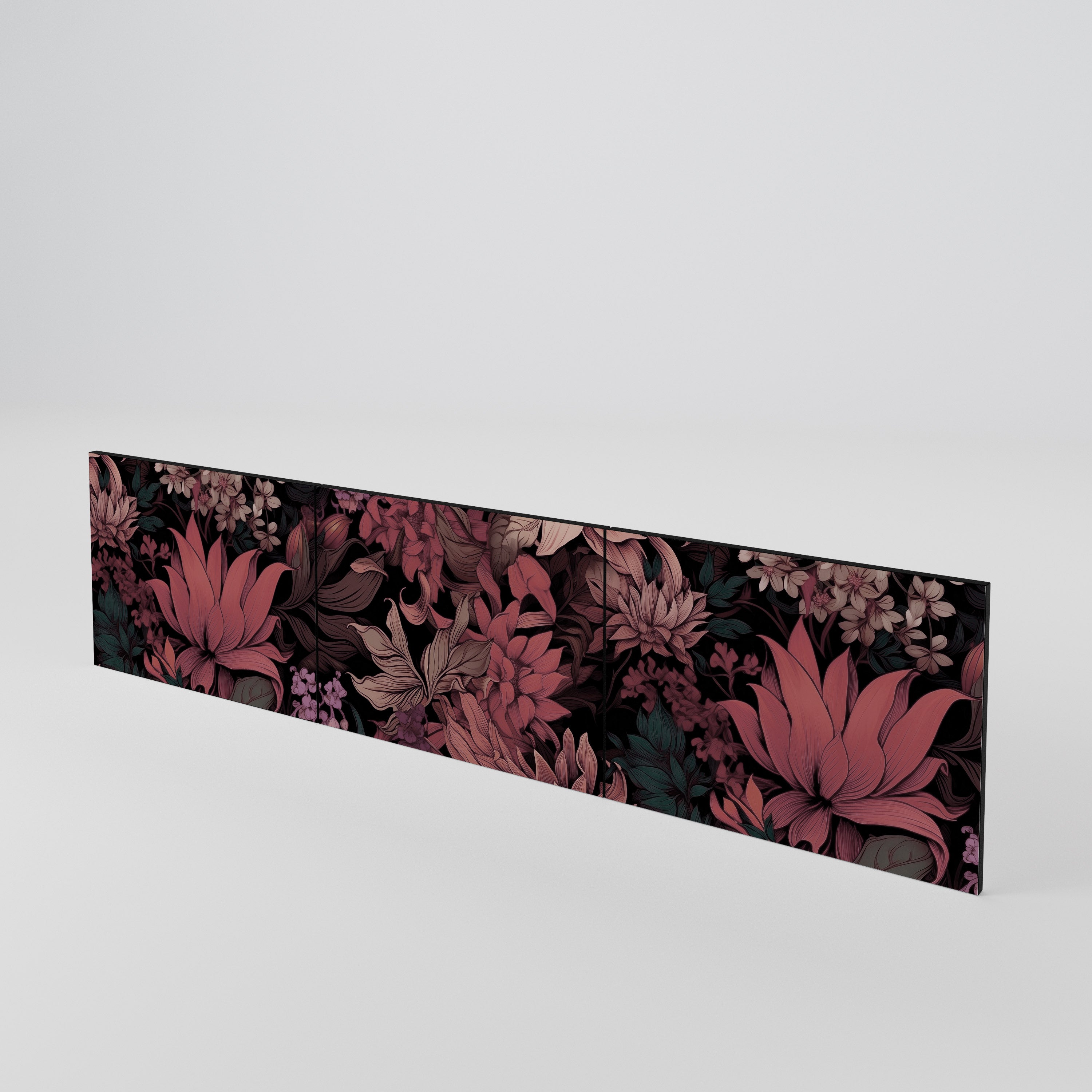 FLORAL WHISPER 3-Piece TV Cabinet Door Set