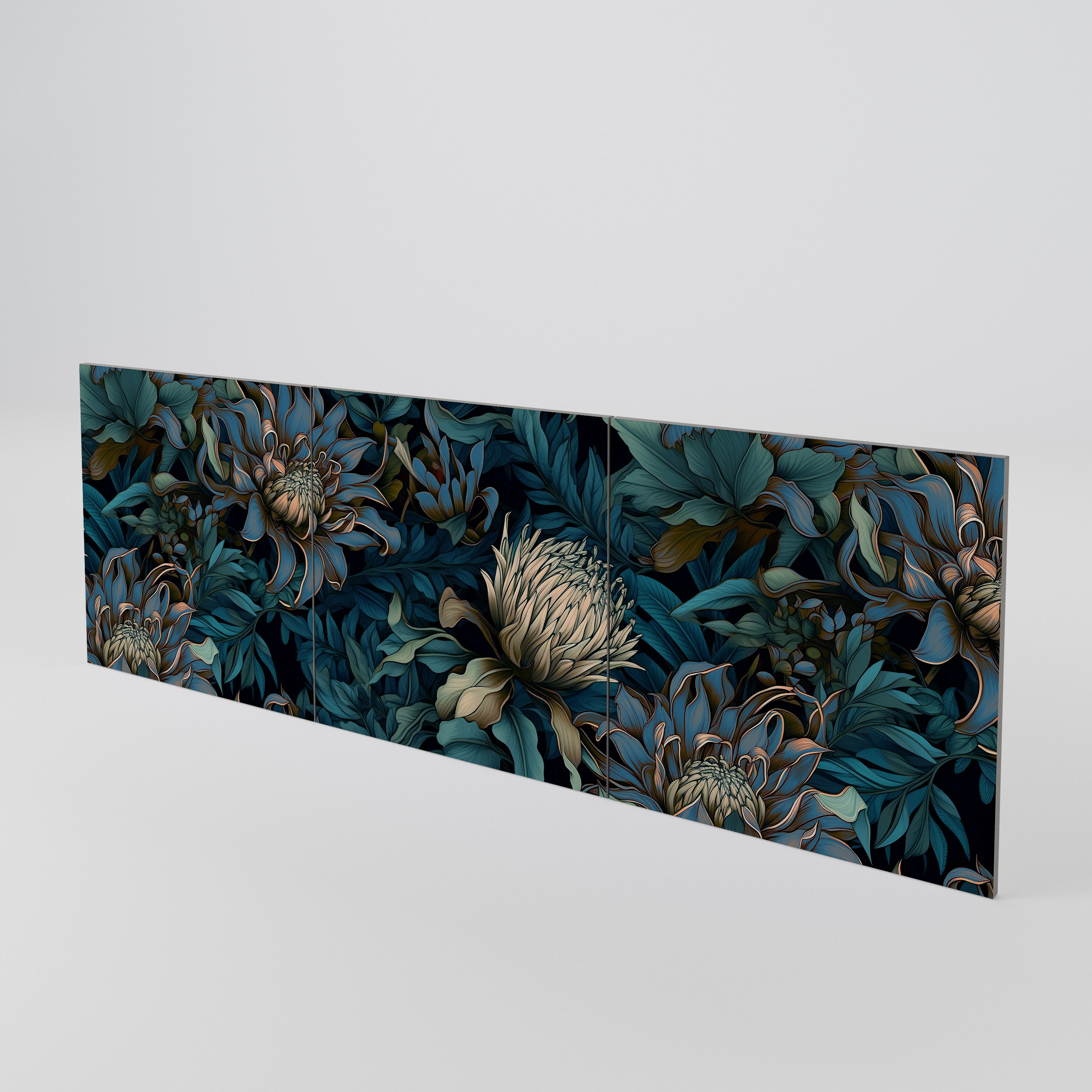 TWILIGHT BLOOM 3-Piece Sideboard Door Set