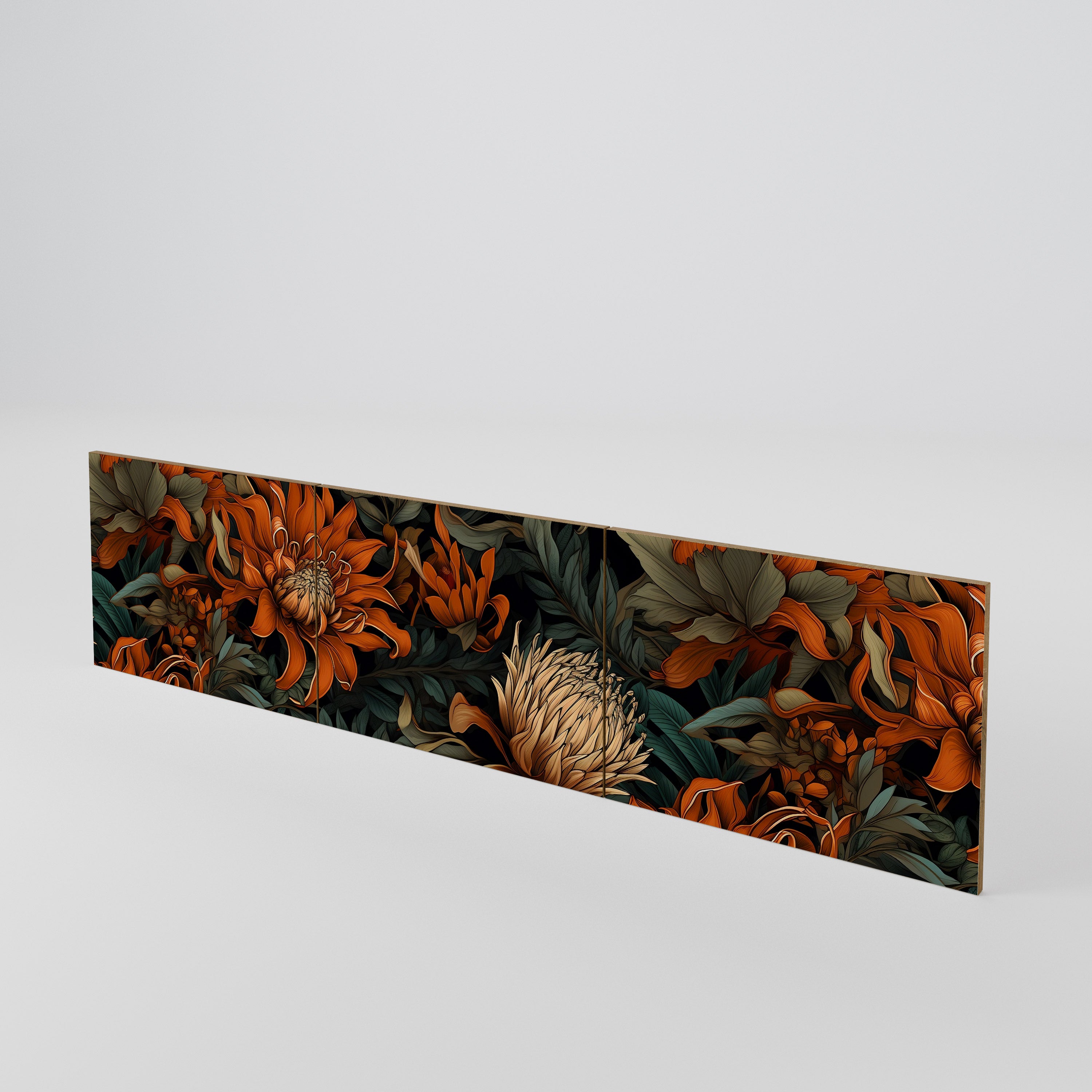 DAWN BLOOM 3-Piece TV Cabinet Door Set