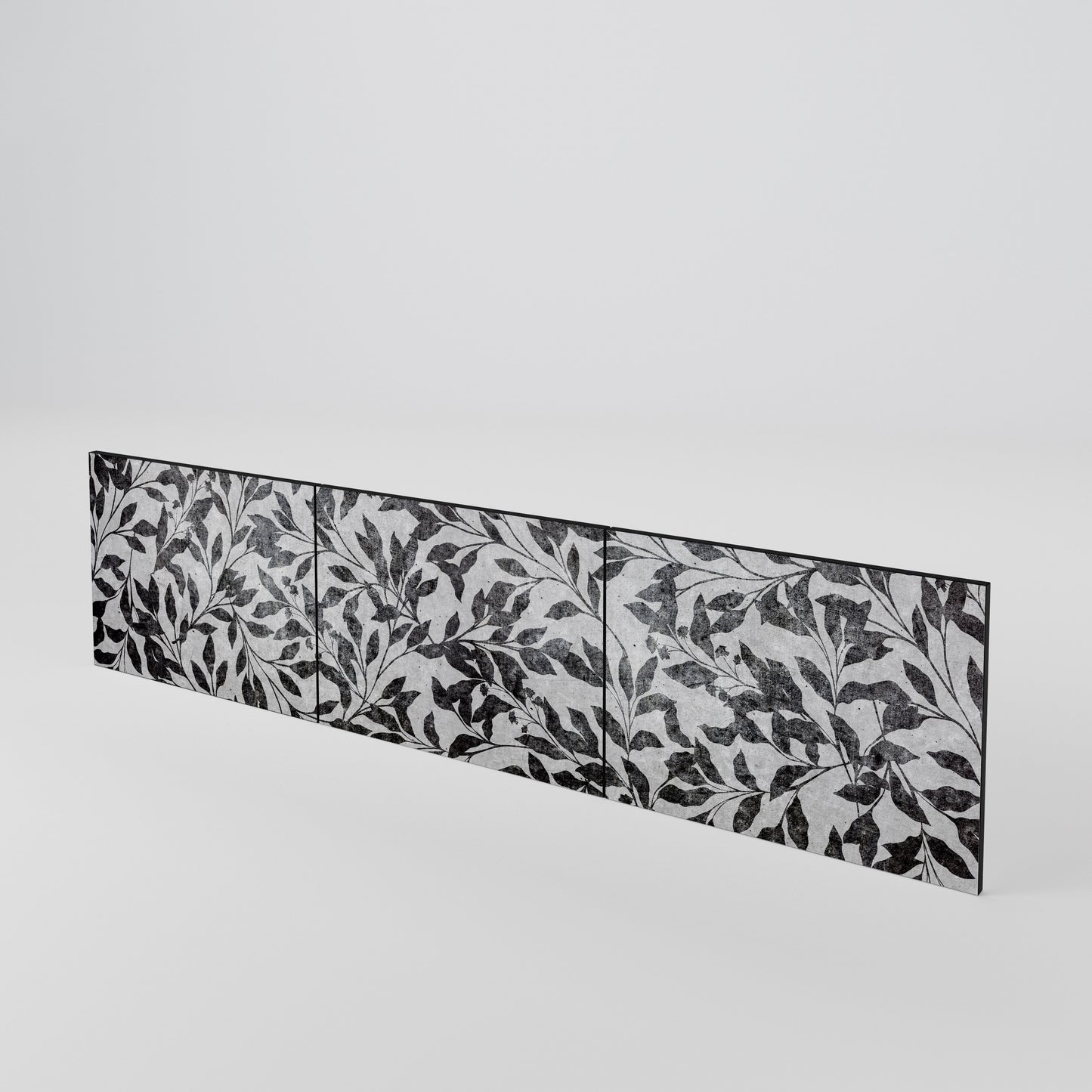 CHARCOAL SPROUT 3-Piece TV Cabinet Door Set