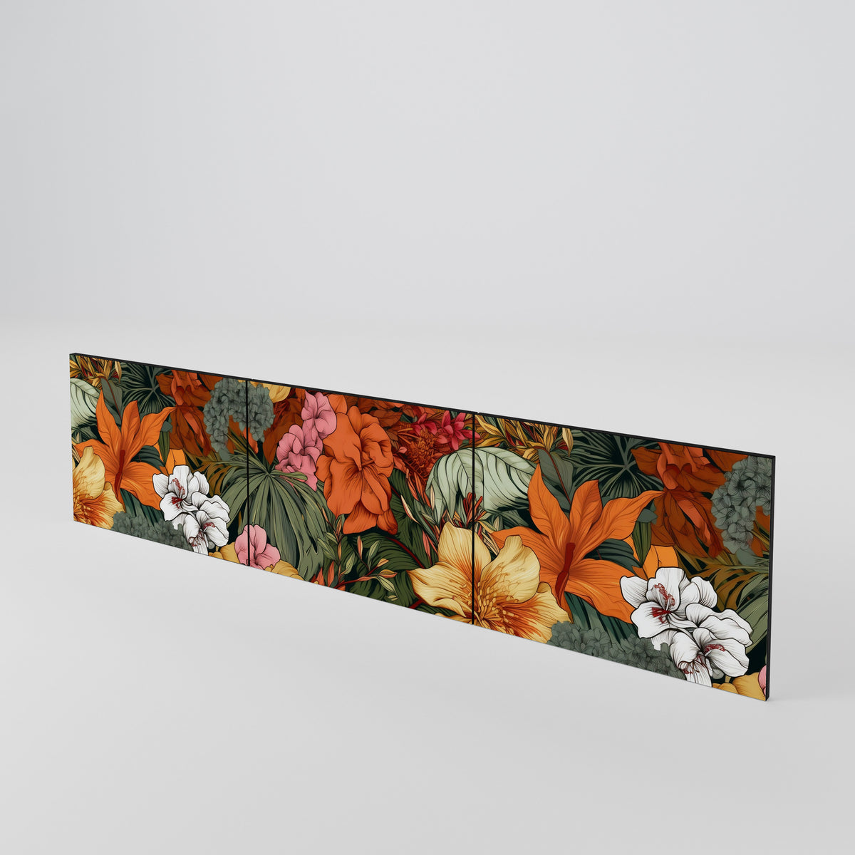 RADIANT FLORA 3-Piece TV Cabinet Door Set