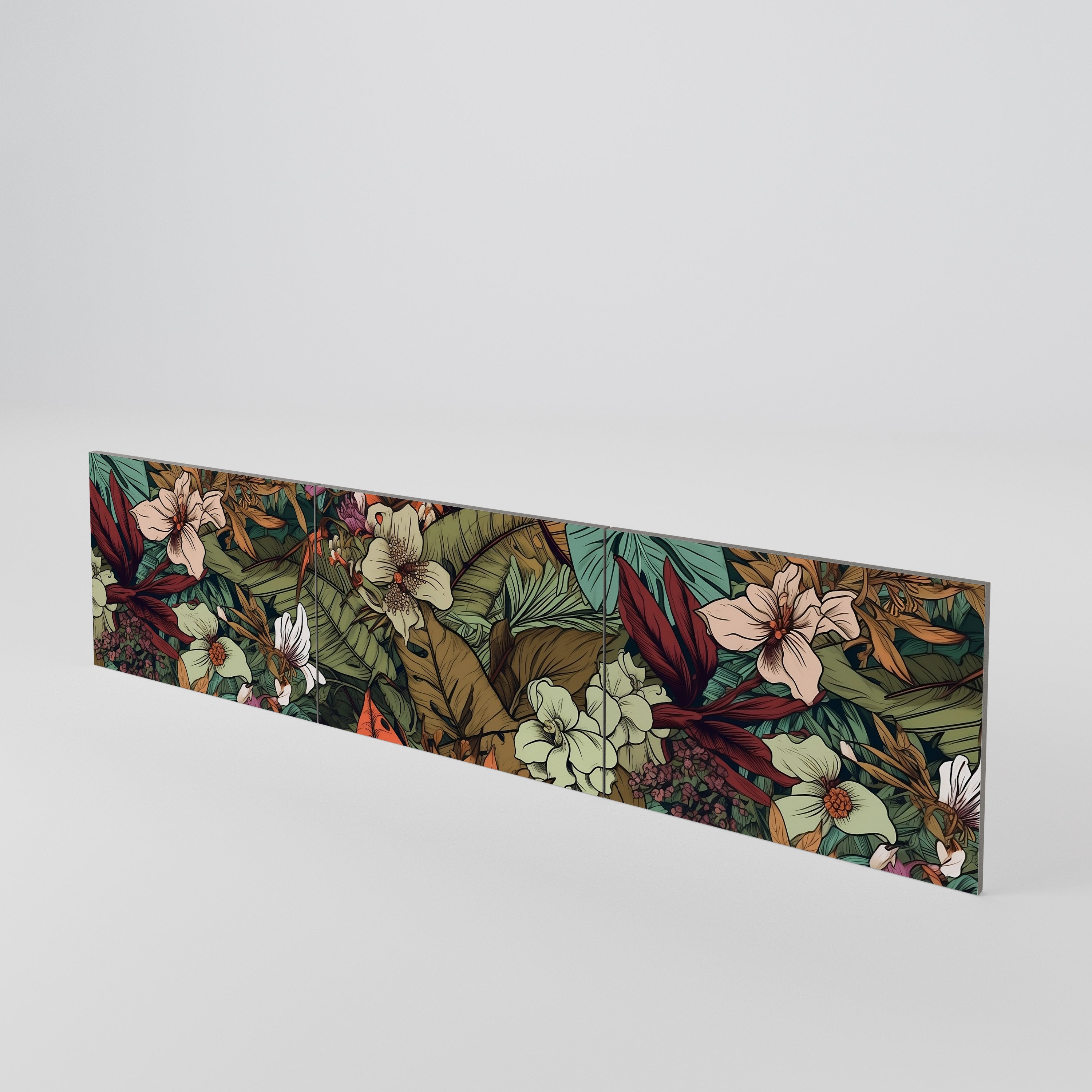 BOTANICAL EMERGENCE 3-Piece TV Cabinet Door Set