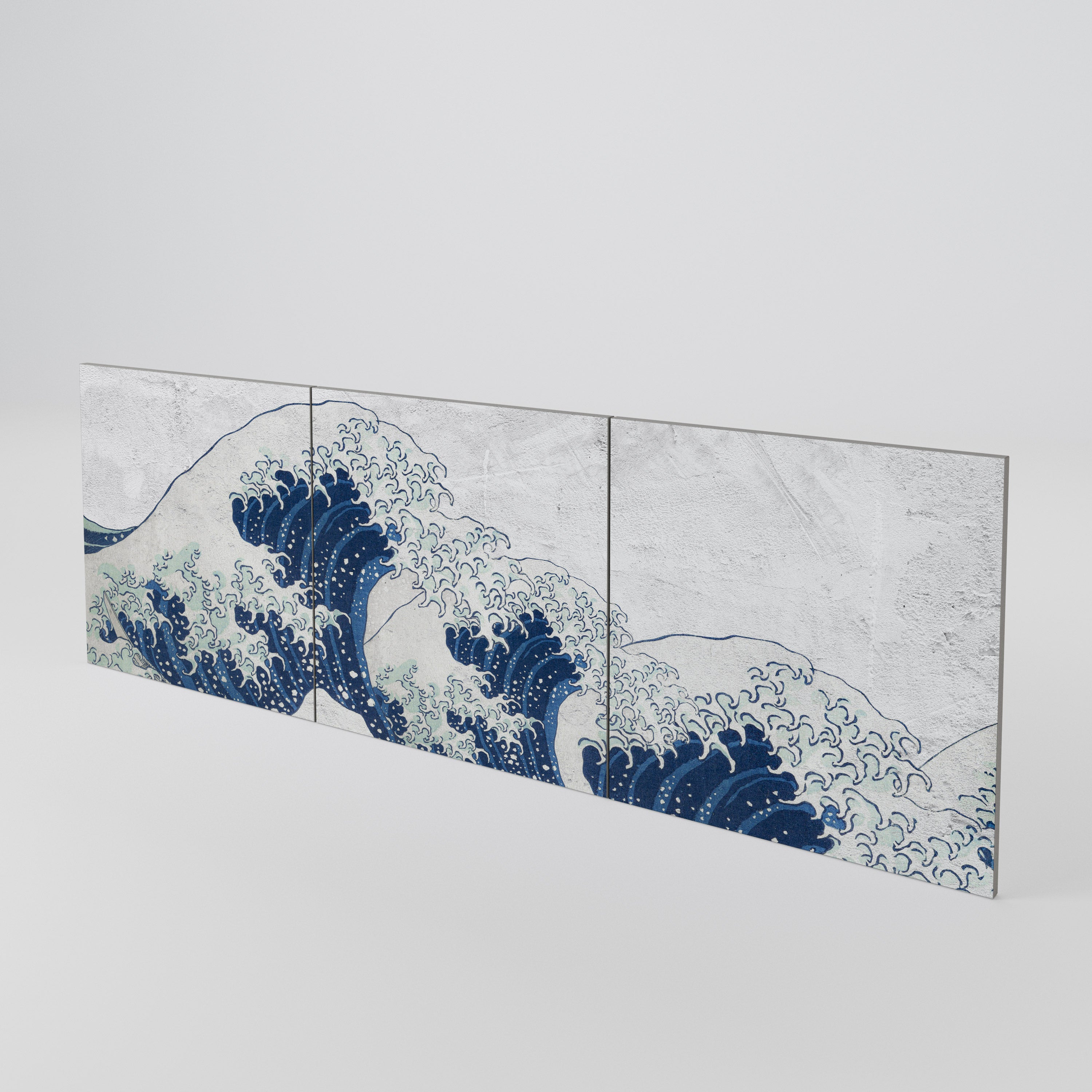 THE GREAT WAVE AT KANAGAWA 3-Piece Sideboard Door Set