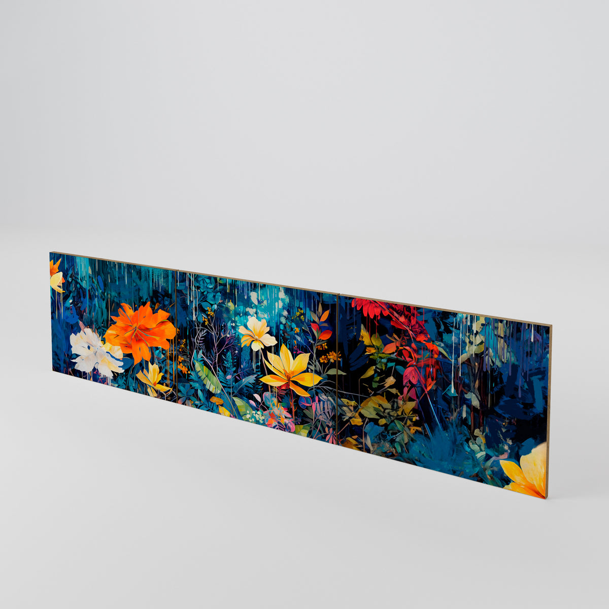 MIDNIGHT BLOSSOM 3-Piece TV Cabinet Door Set