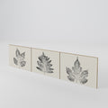 LEAFY STAMPS 3-Piece TV Cabinet Door Set