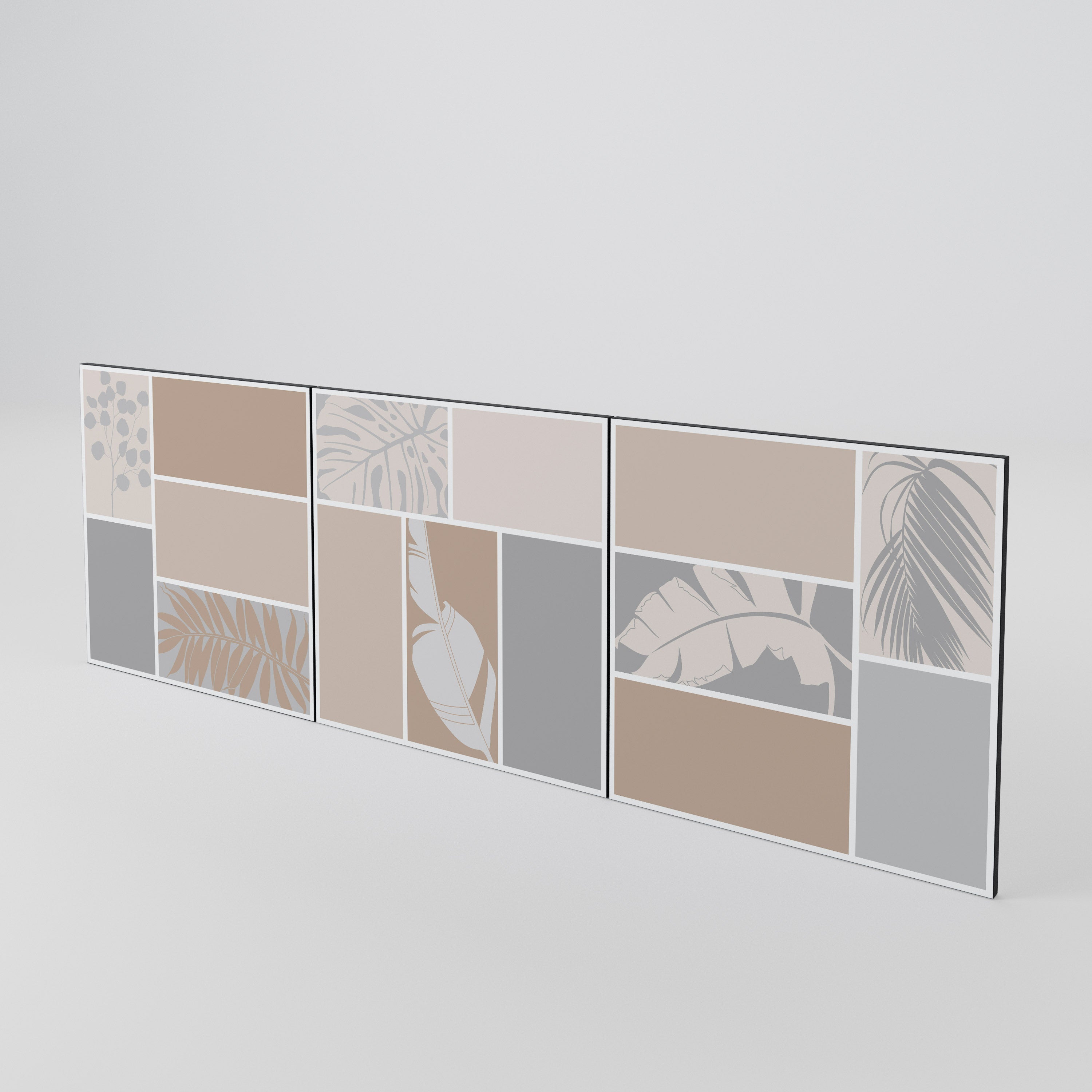 TROPICAL SHAPES 3-Piece Sideboard Door Set