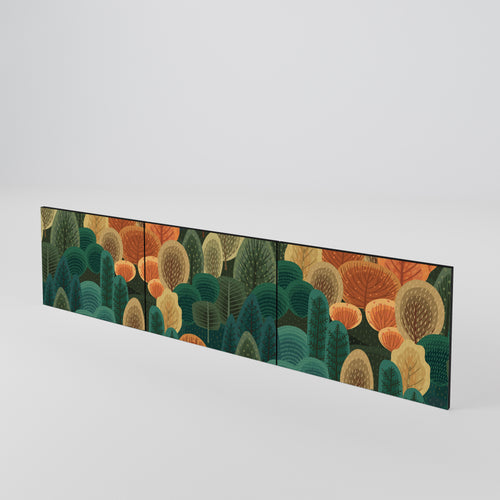 AUTUMN KALEIDOSCOPE 3-Piece TV Cabinet Door Set