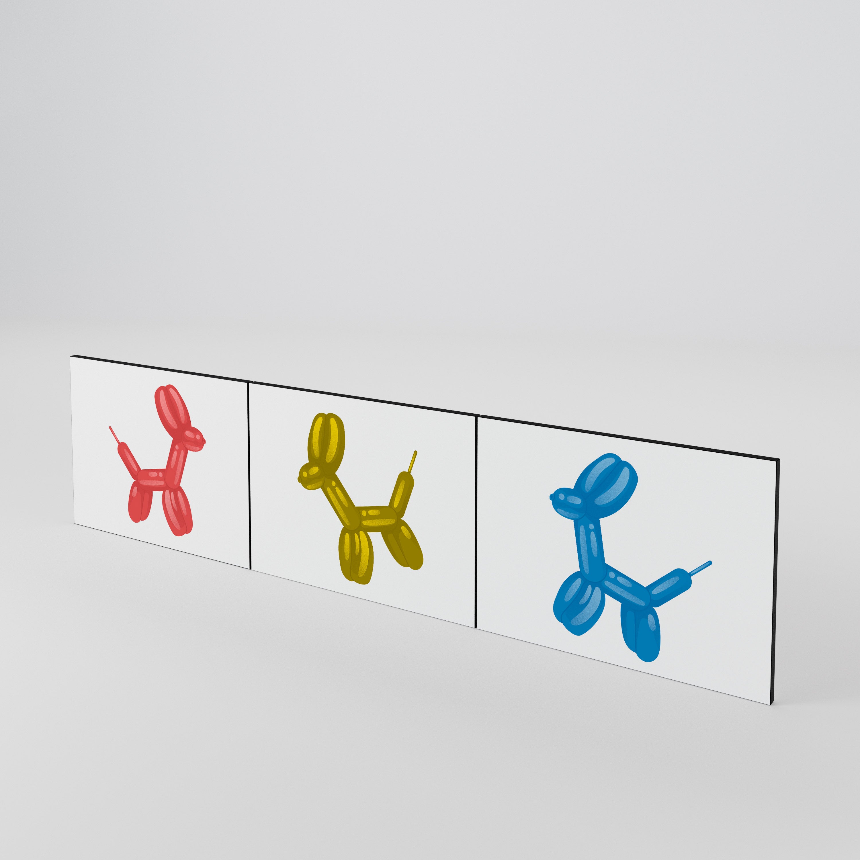 CHILDHOOD MEMORY 3-Piece TV Cabinet Door Set