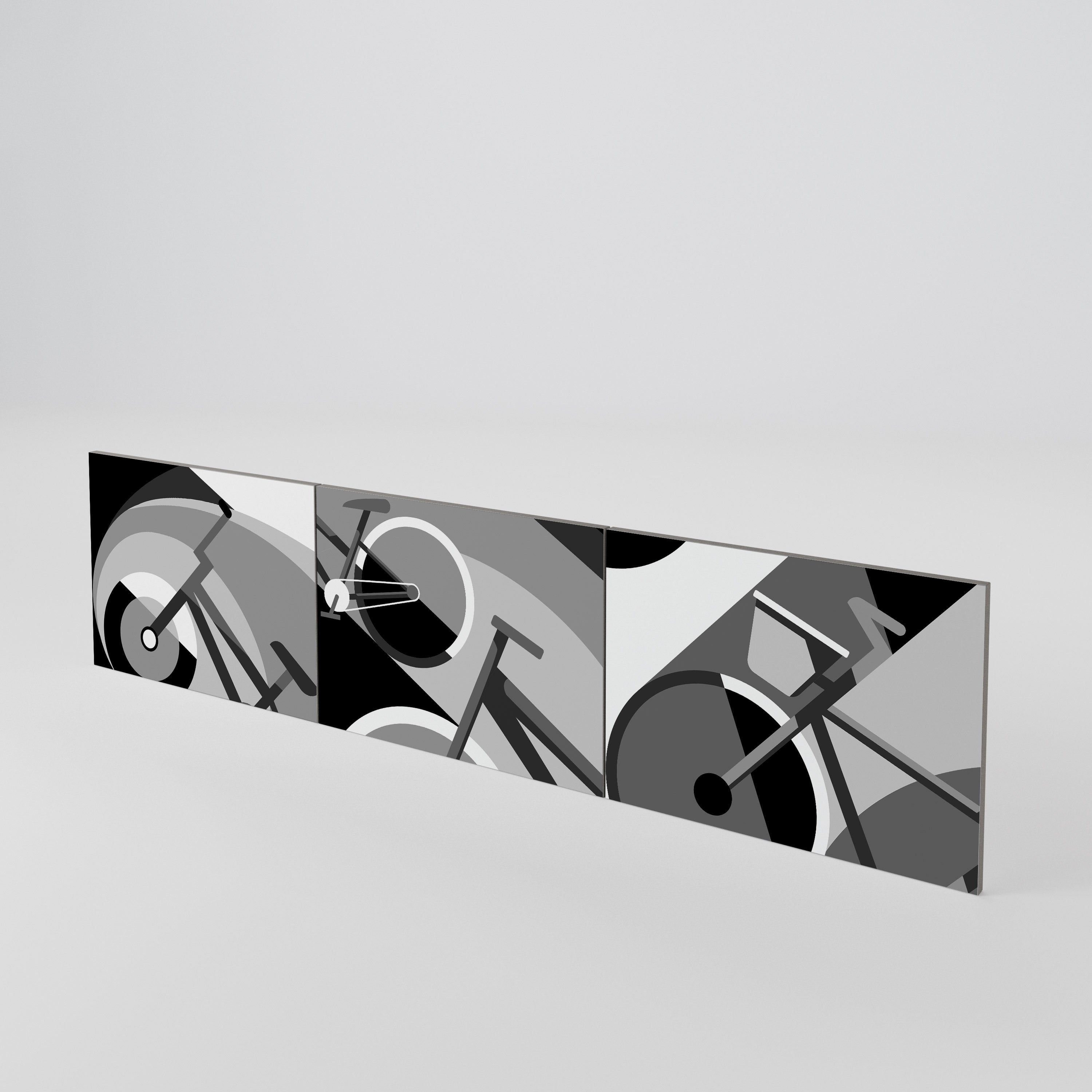 BIKE ENERGY 3-Piece TV Cabinet Door Set