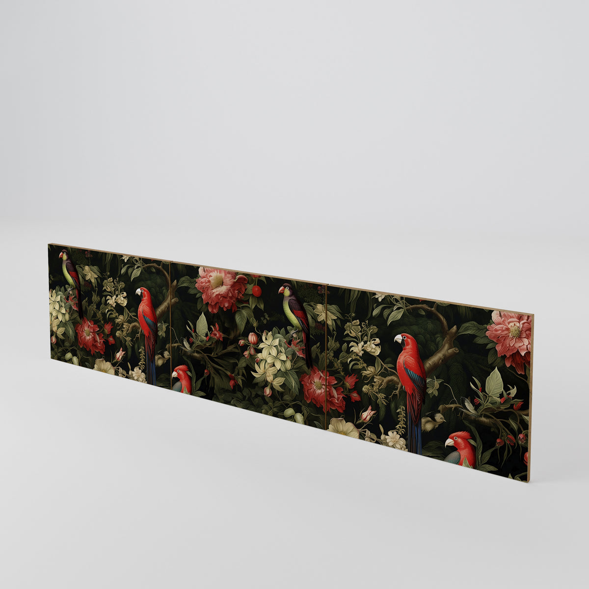 AVIAN GREENERY 3-Piece TV Cabinet Door Set