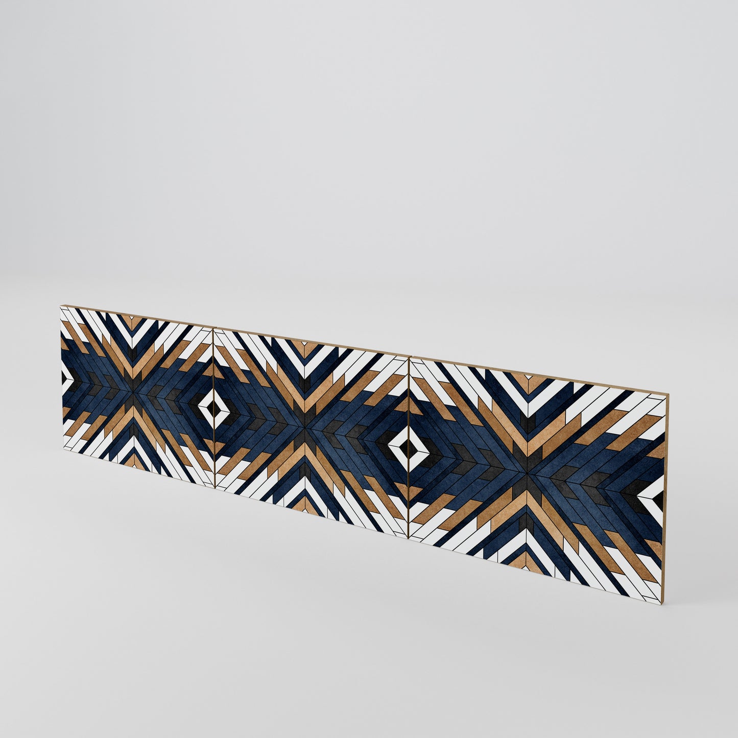 ARTFUL GEOMETRY 3-Piece TV Cabinet Door Set