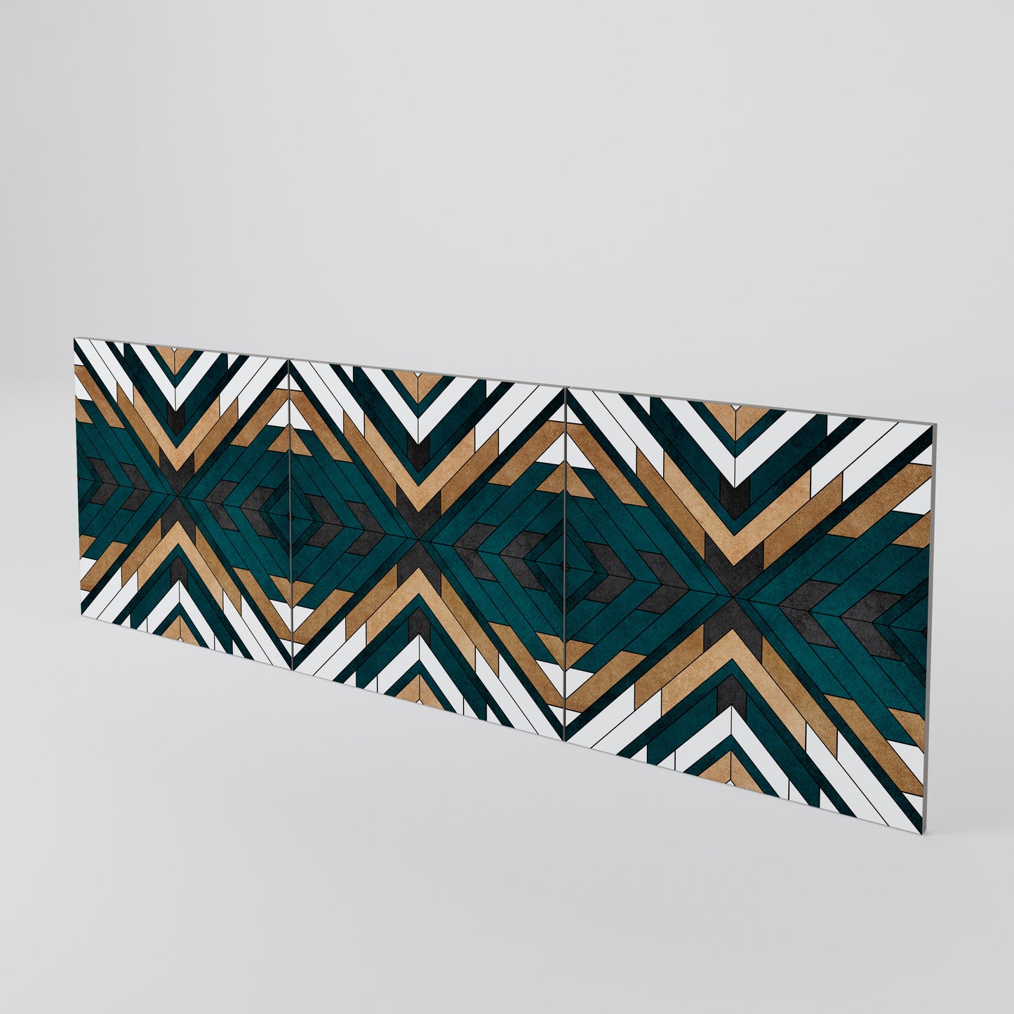 ARTISTIC GEOMETRY 3-Piece Sideboard Door Set