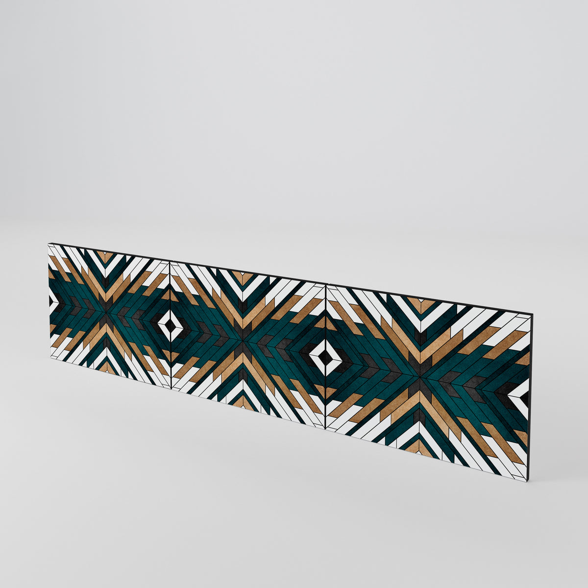 ARTISTIC GEOMETRY 3-Piece TV Cabinet Door Set