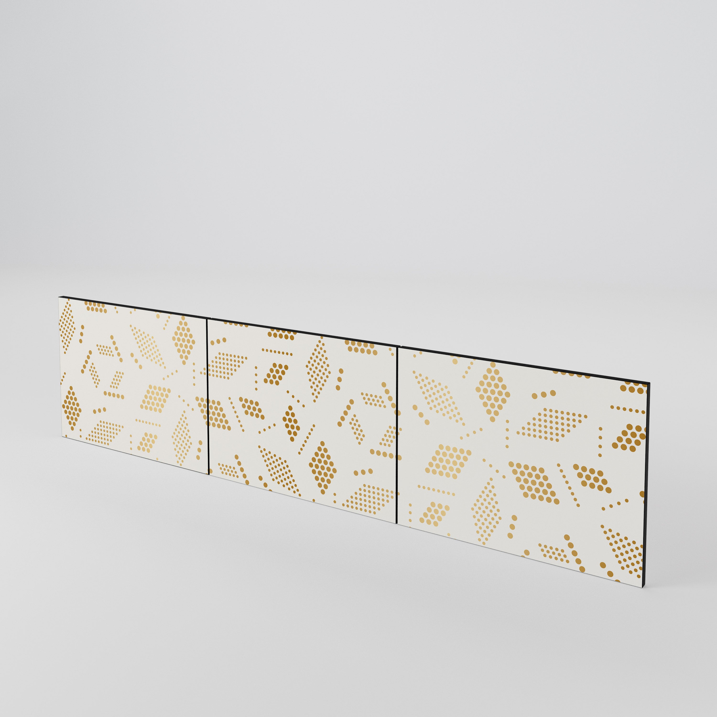 SPOTTED DAZE 3-Piece TV Cabinet Door Set