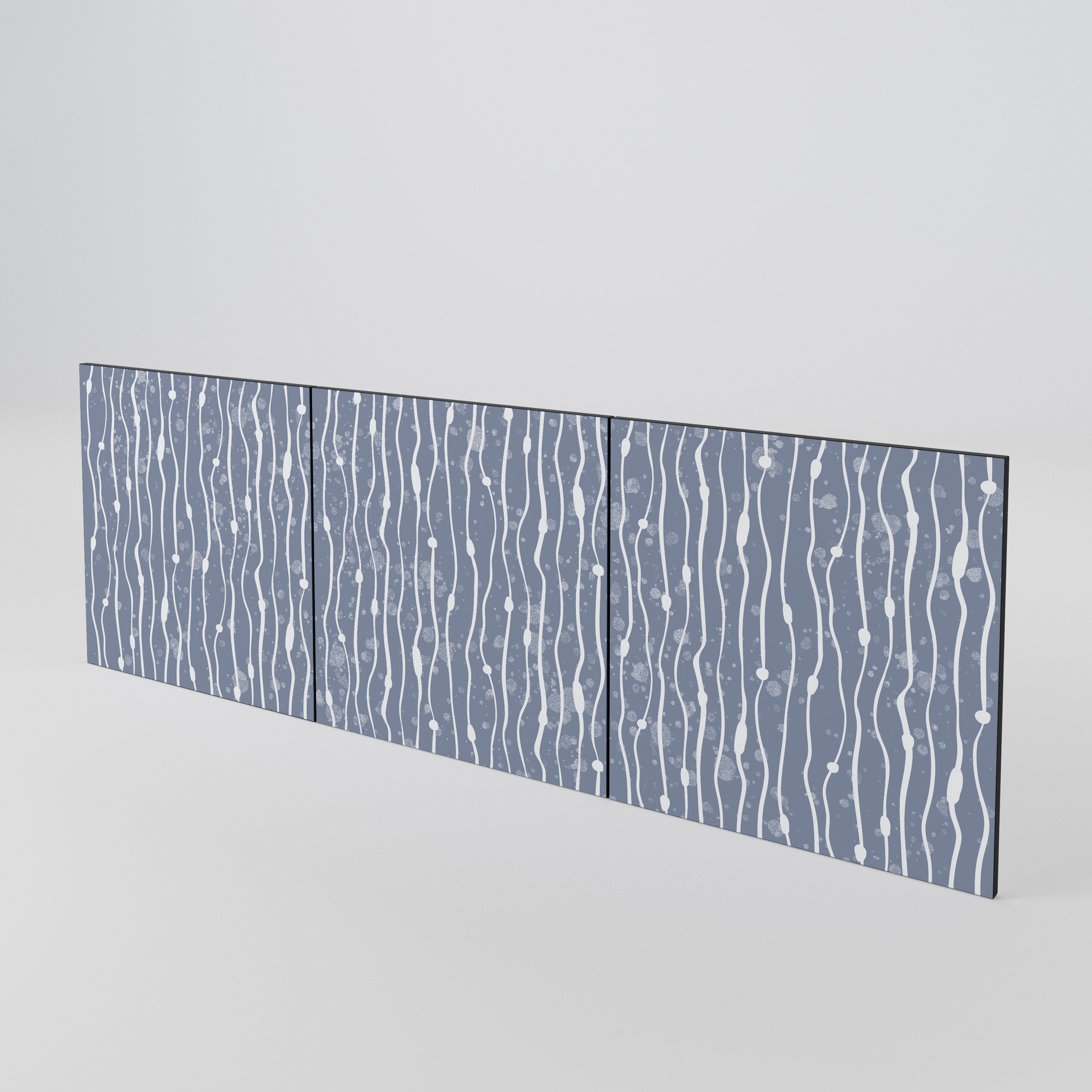 GRAPHITE RAIN 3-Piece Sideboard Door Set