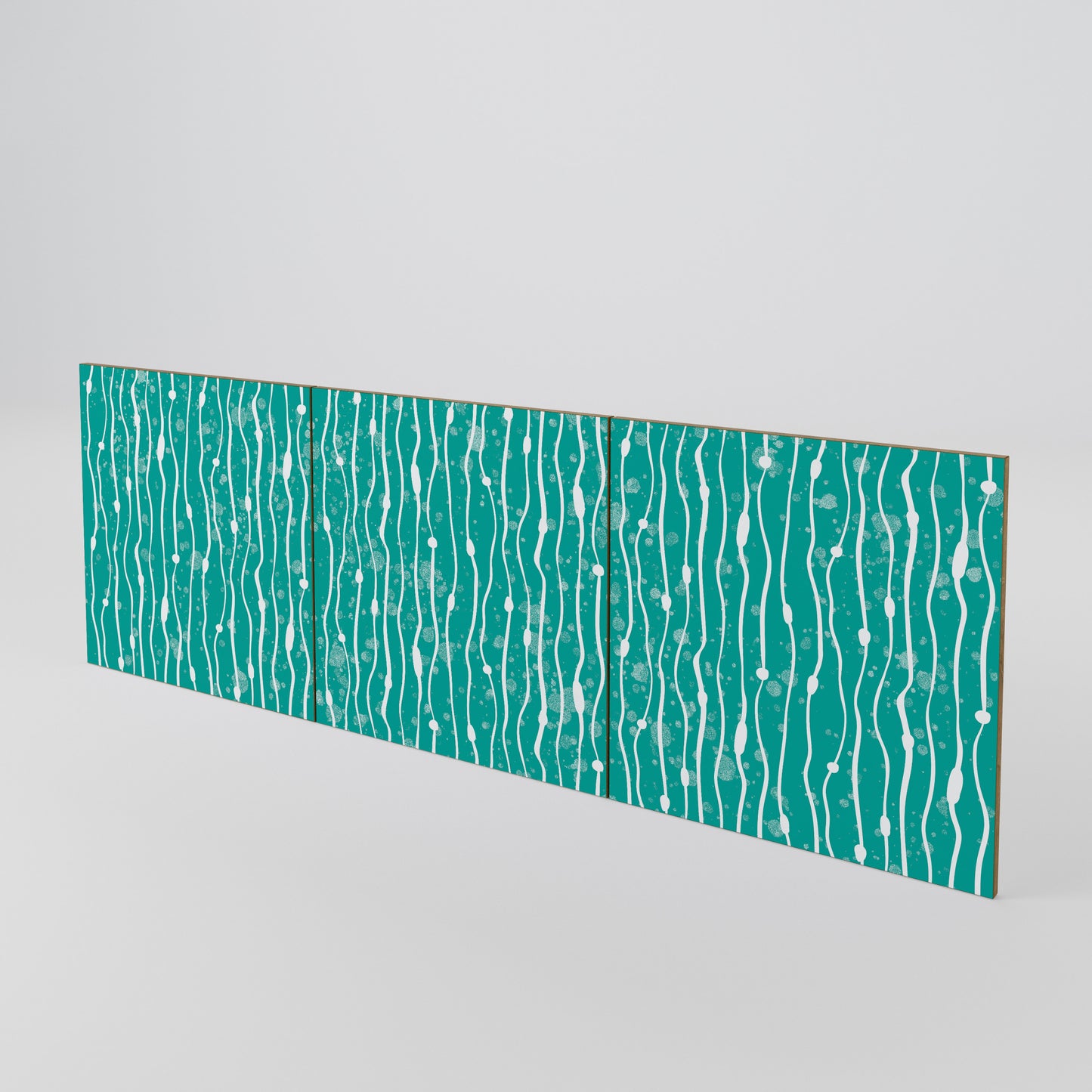 TURQUOISE RAIN 3-Piece Sideboard Door Set
