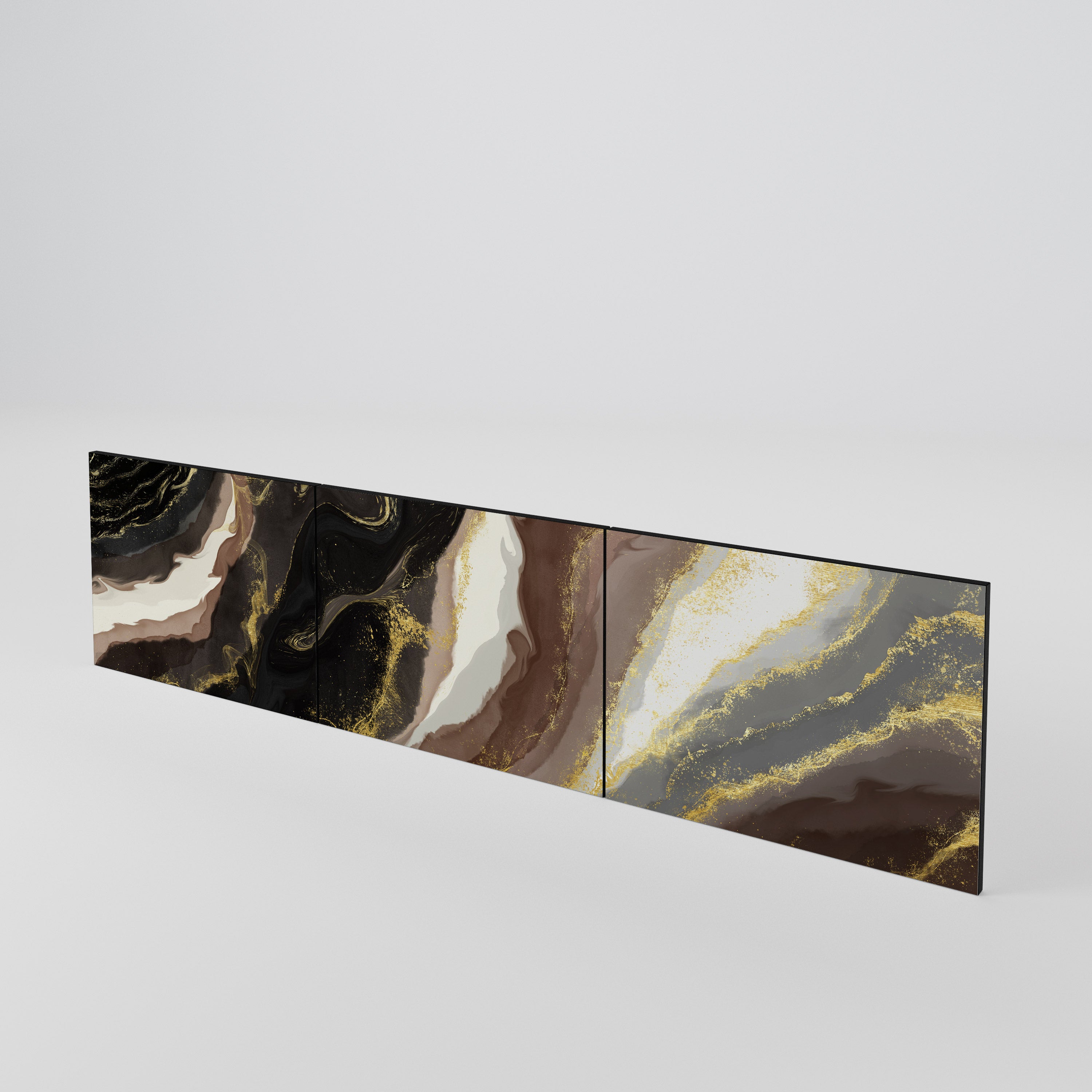 GOLD DUST 3-Piece TV Cabinet Door Set