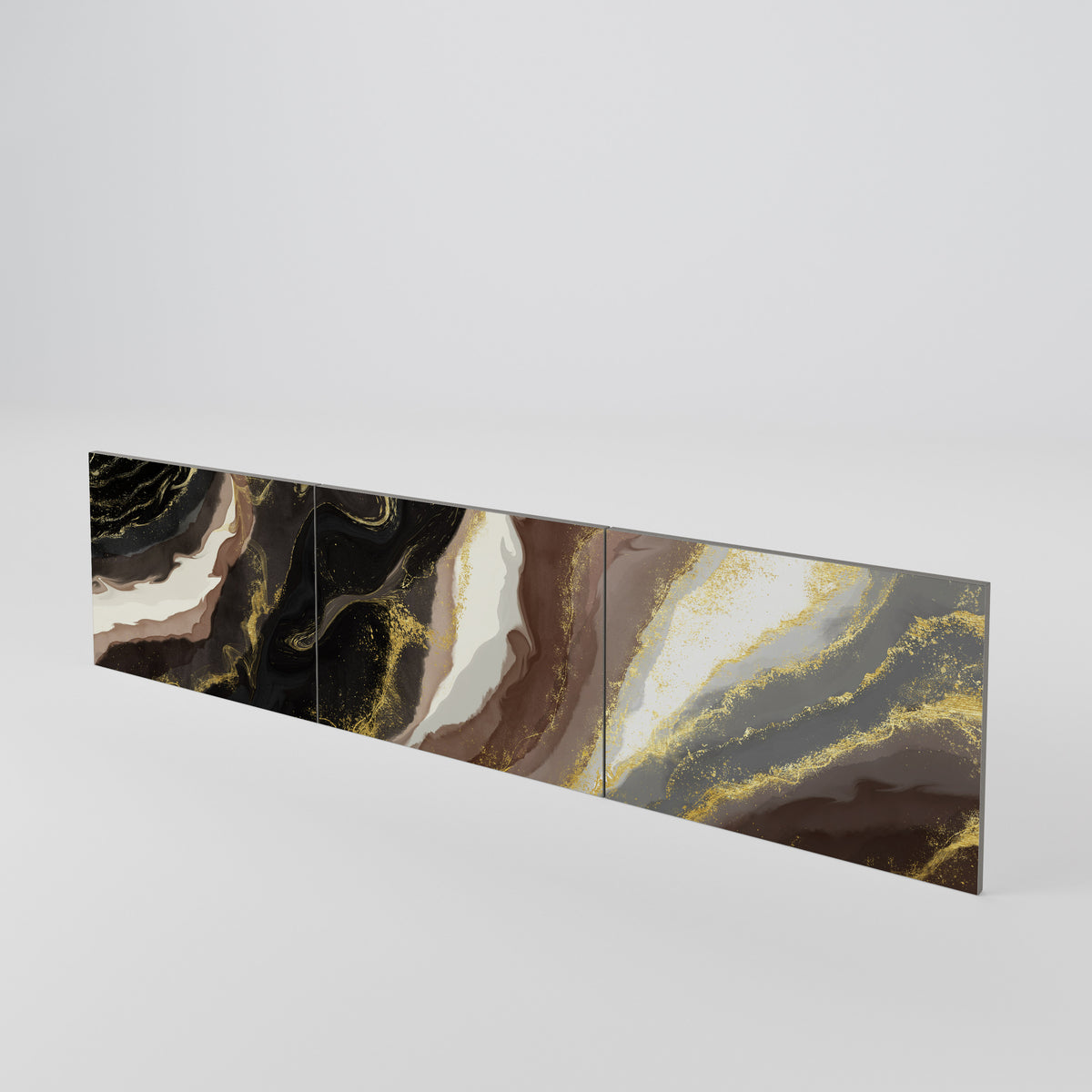 GOLD DUST 3-Piece TV Cabinet Door Set