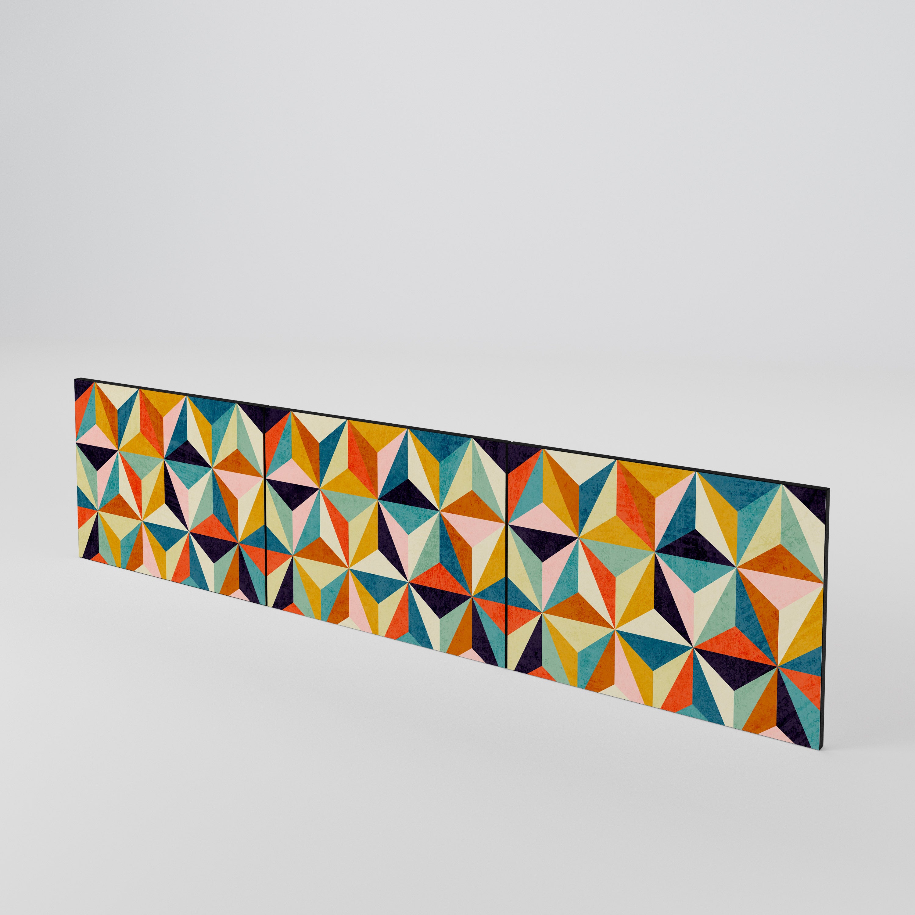 TESSELATE TREASURES 3-Piece TV Cabinet Door Set