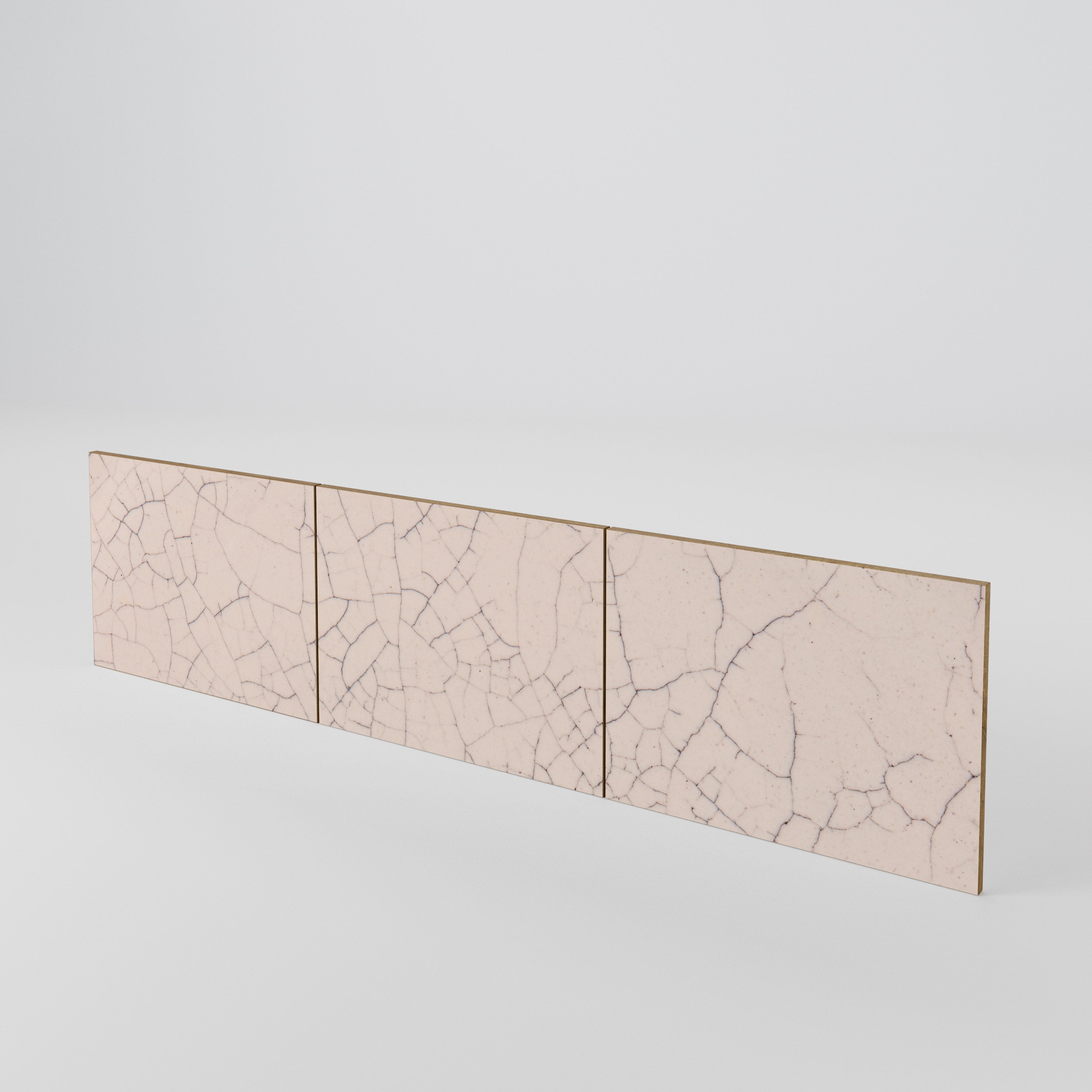 CERAMIC TEXTURE 3-Piece TV Cabinet Door Set