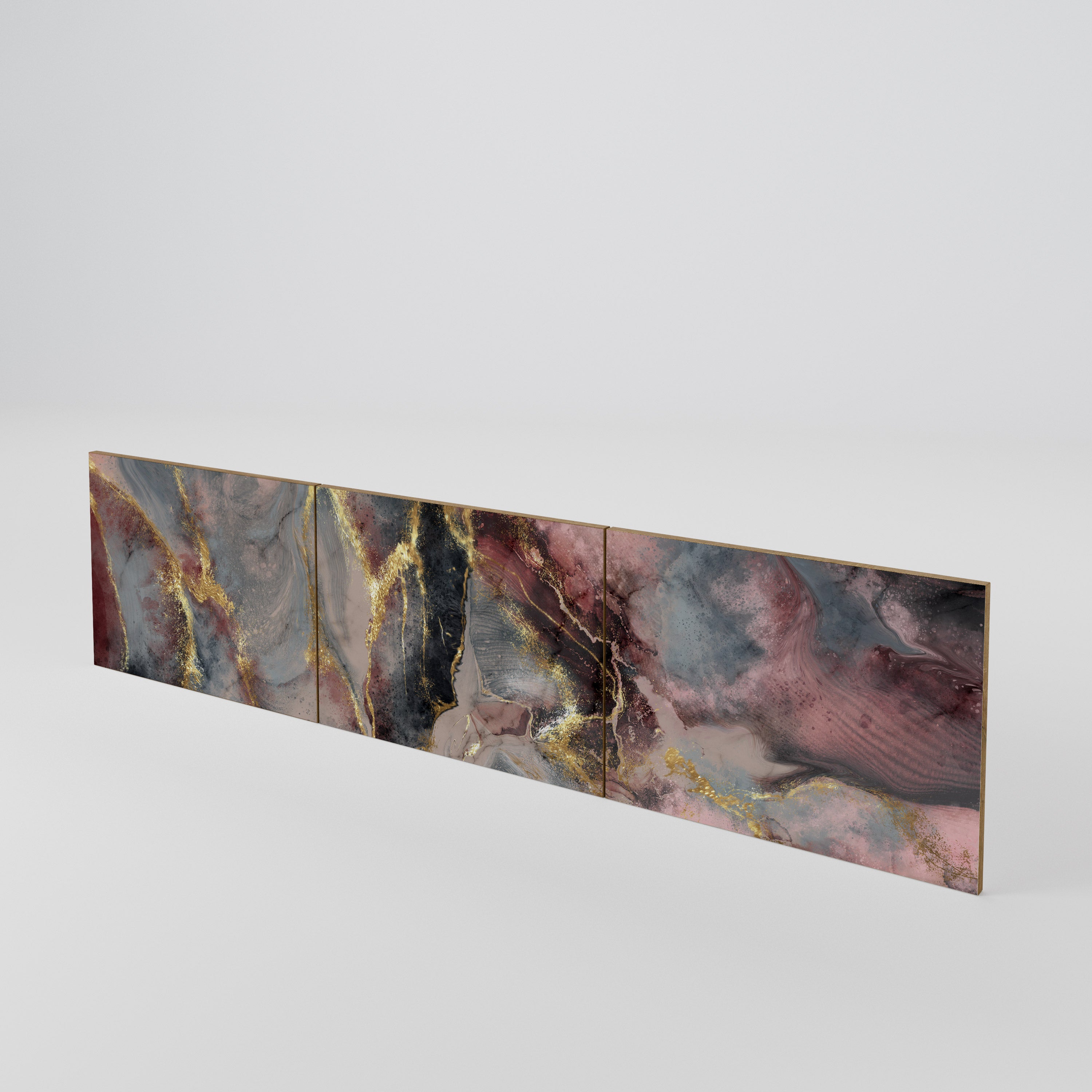 GOLDEN TIDES 3-Piece TV Cabinet Door Set