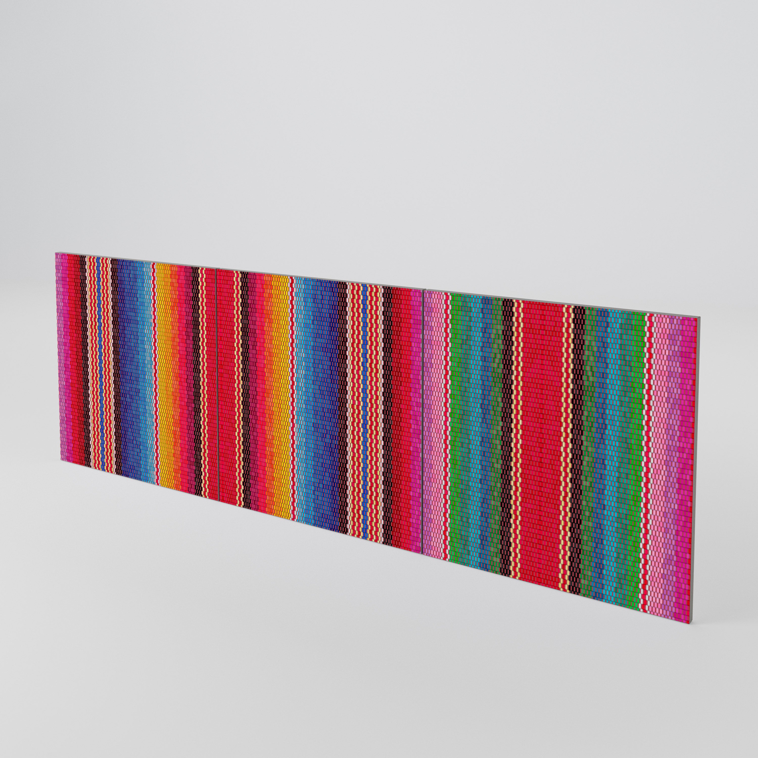 ETHNIC MEXICAN 3-Piece Sideboard Door Set