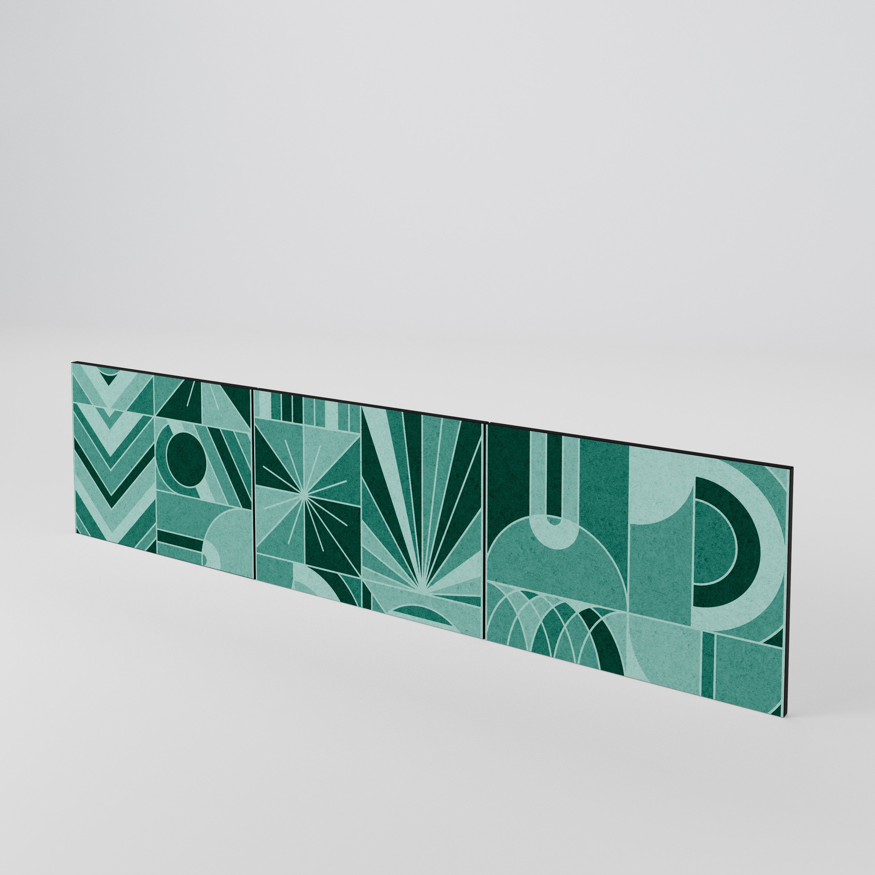 HARMONIC GRID 3-Piece TV Cabinet Door Set