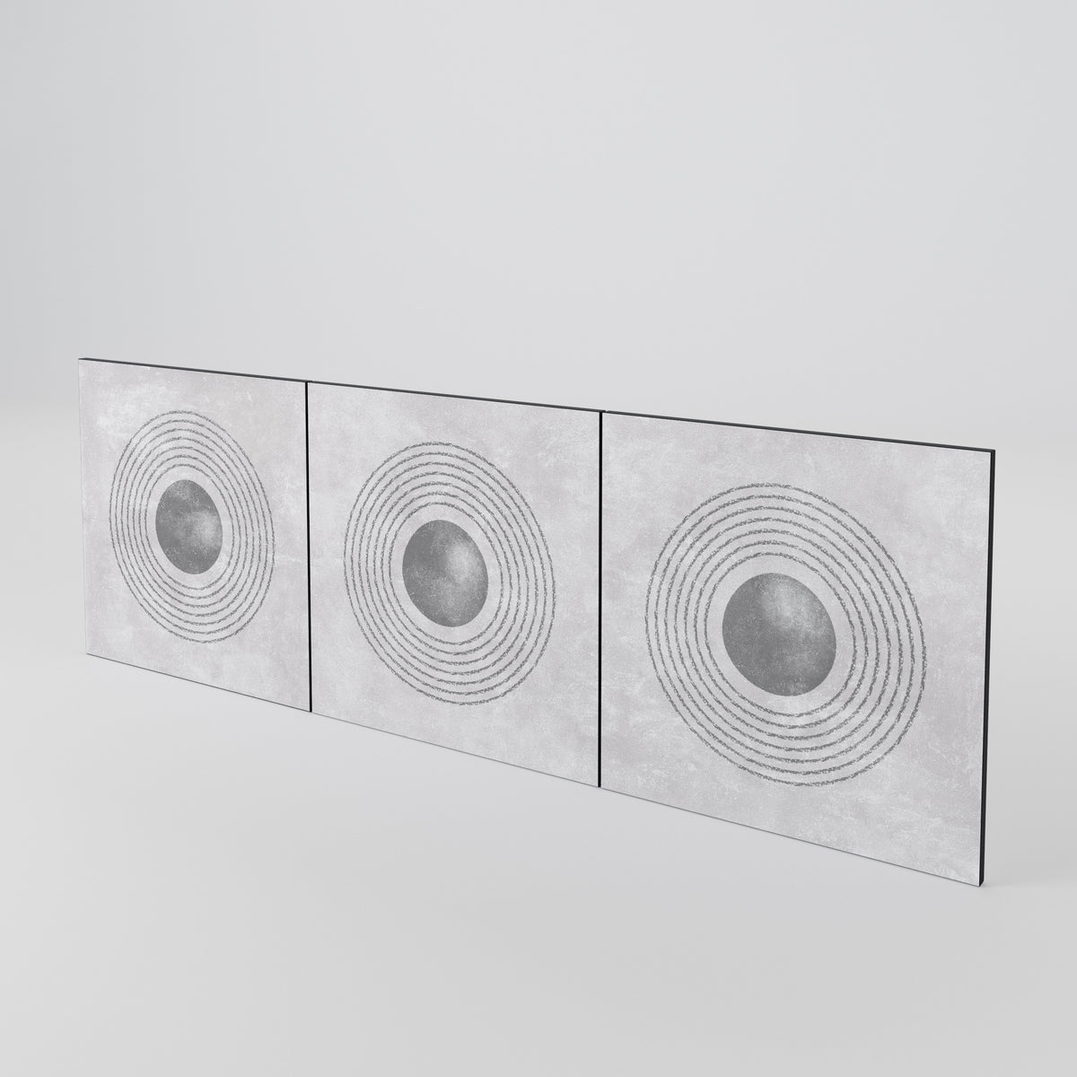 SOLID CIRCLES 3-Piece Sideboard Door Set