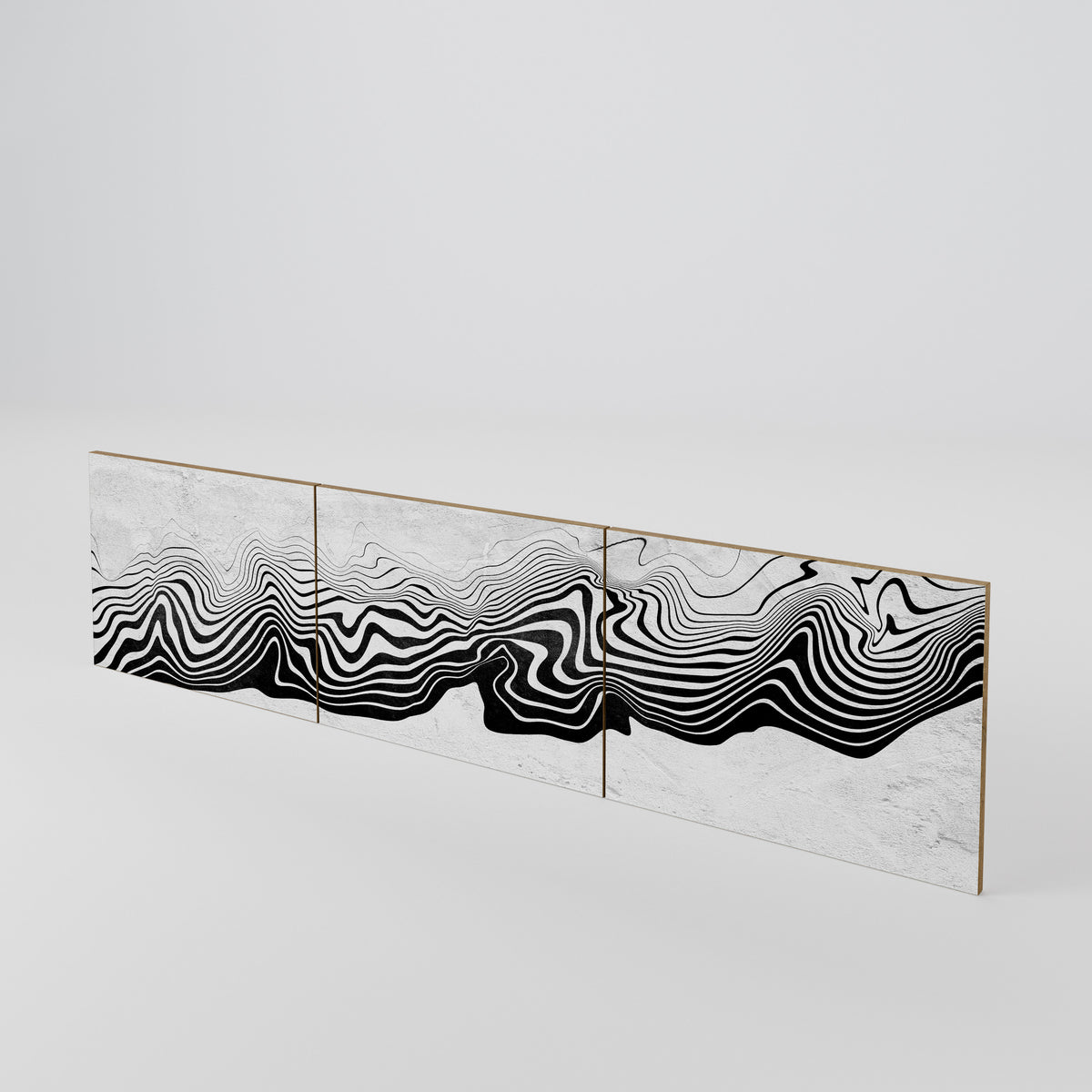 MONOCHROME MIRAGE 3-Piece TV Cabinet Door Set