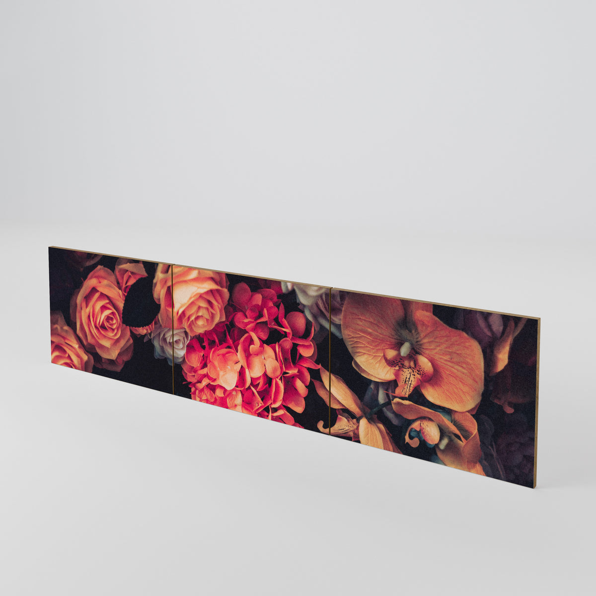 NEVERENDING BLOOM 3-Piece TV Cabinet Door Set