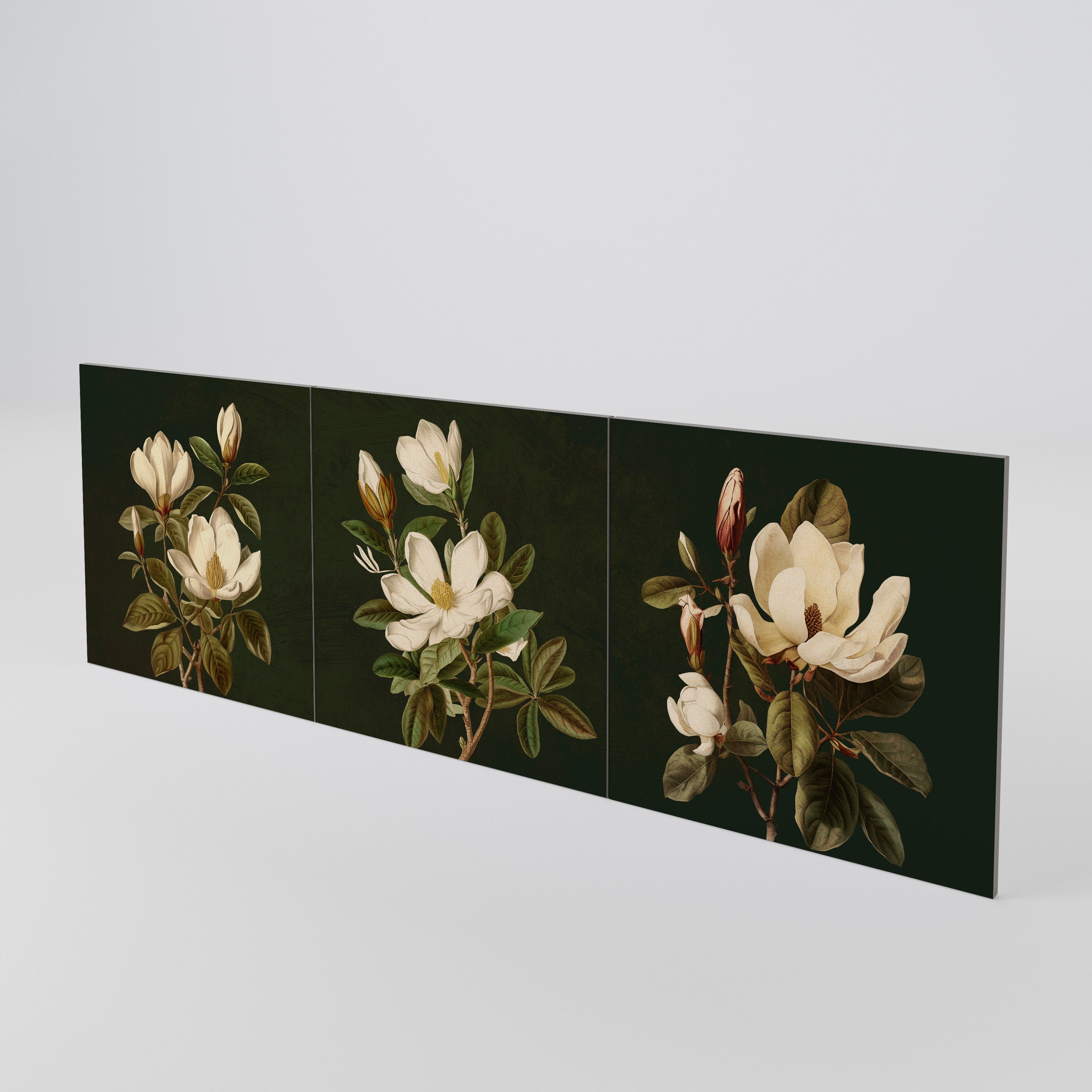 FLORAL NOIR 3-Piece Sideboard Door Set