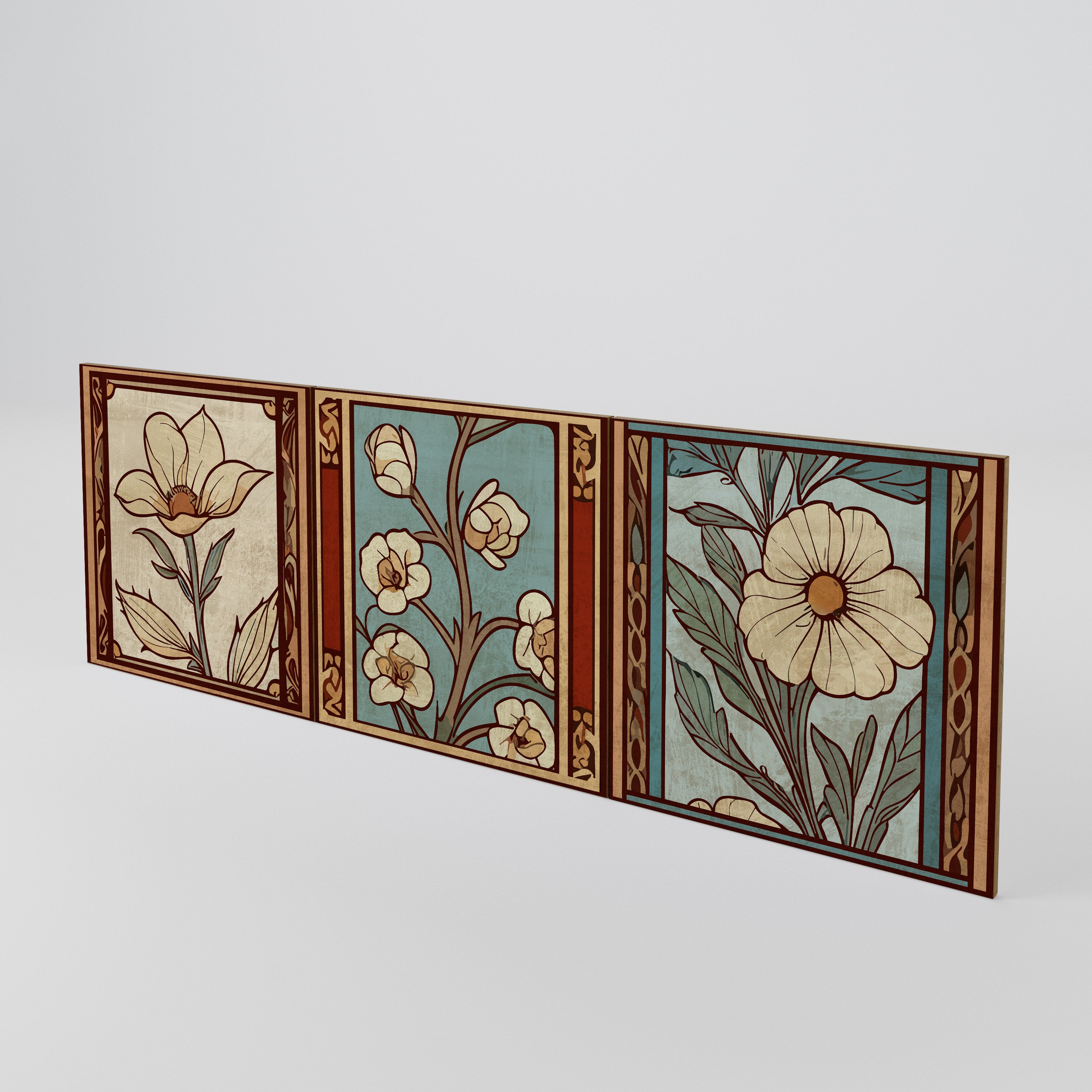 TIMELESS FLORA 3-Piece Sideboard Door Set