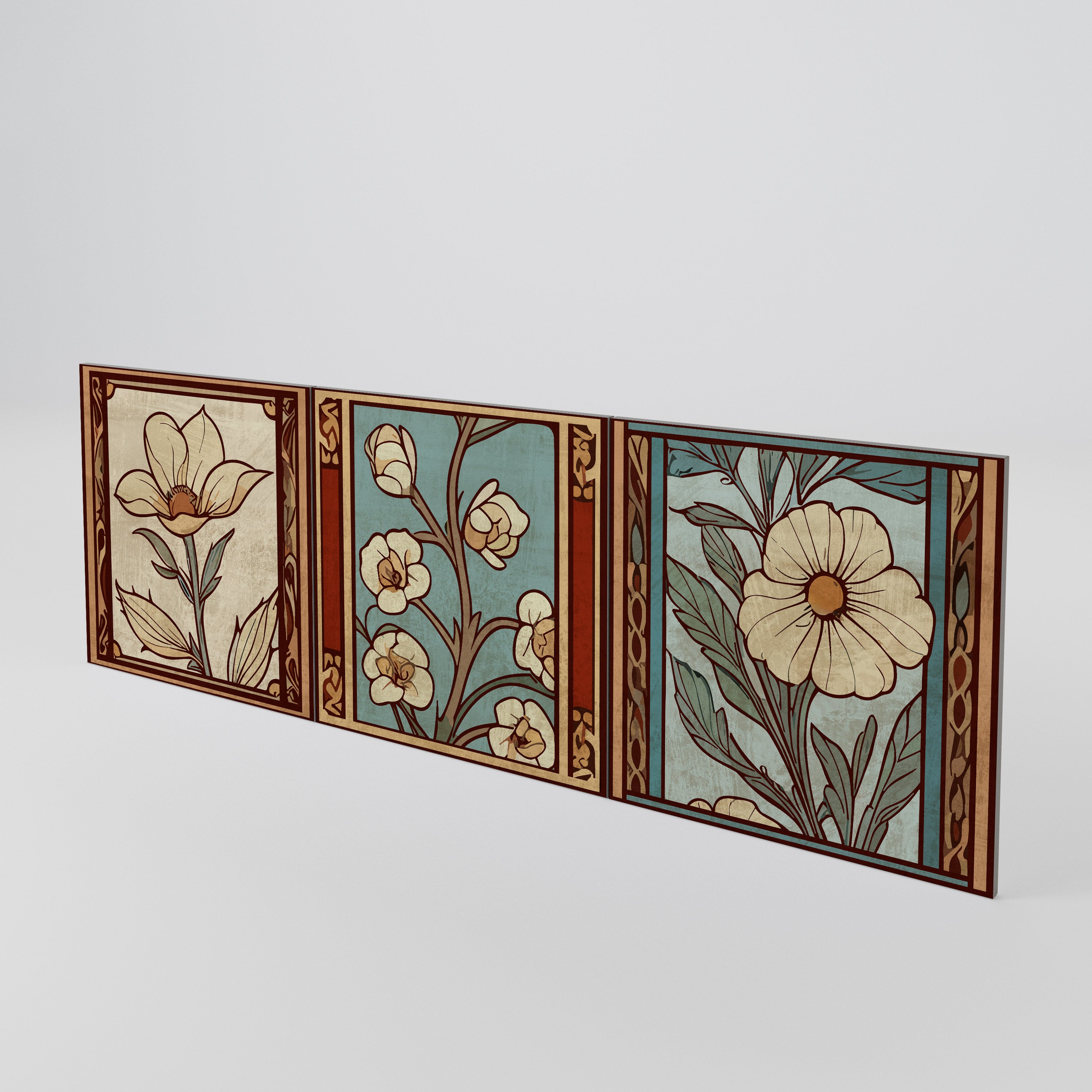 TIMELESS FLORA 3-Piece Sideboard Door Set