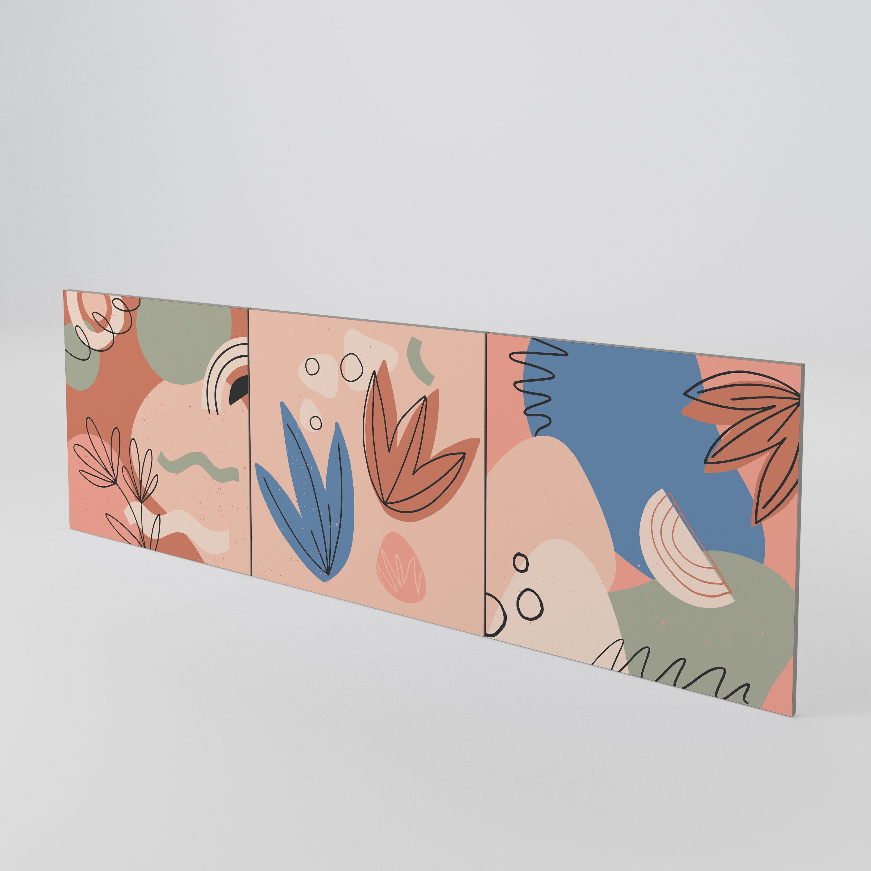 PASTEL DESTINY 3-Piece Sideboard Door Set