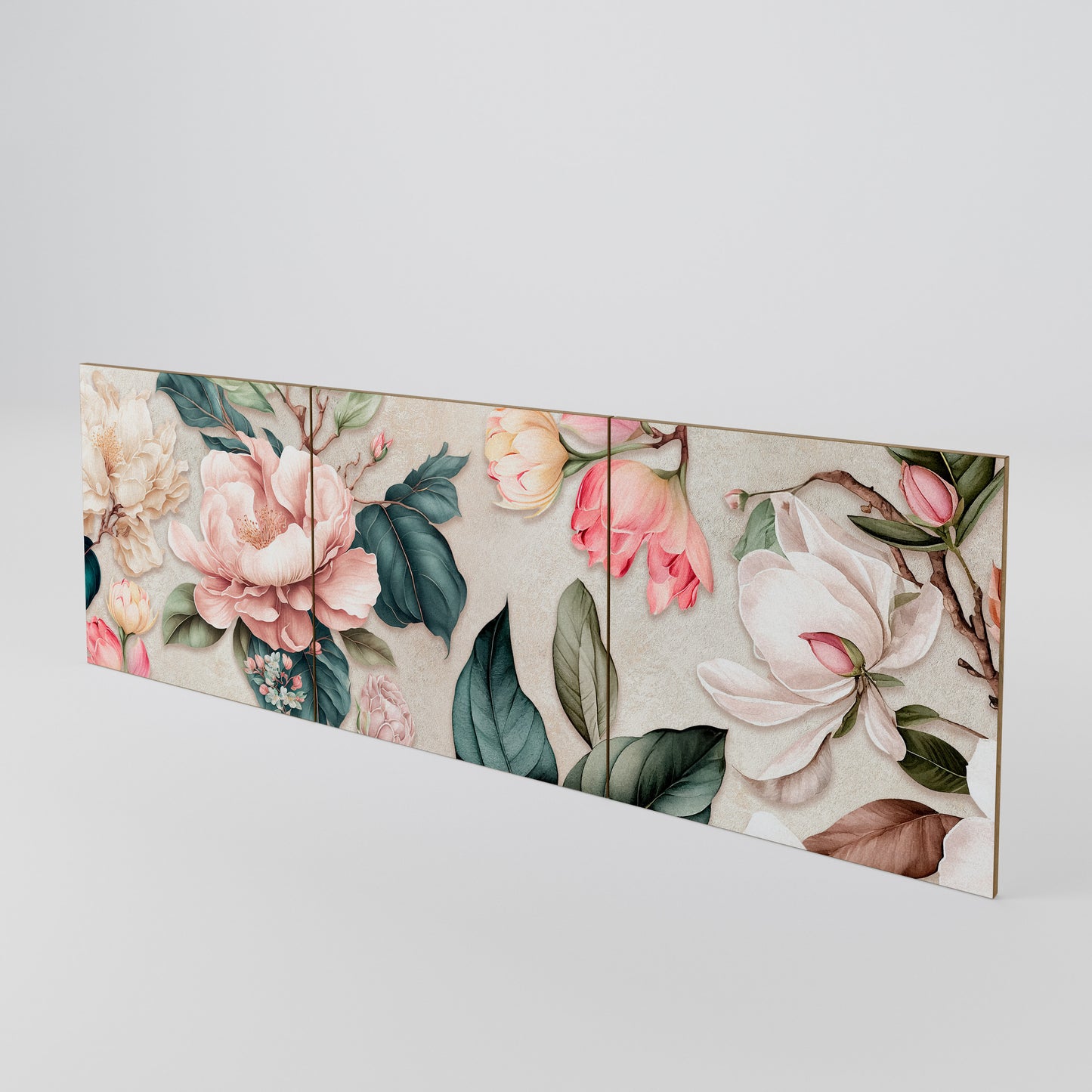FLORAL GRACE 3-Piece Sideboard Door Set