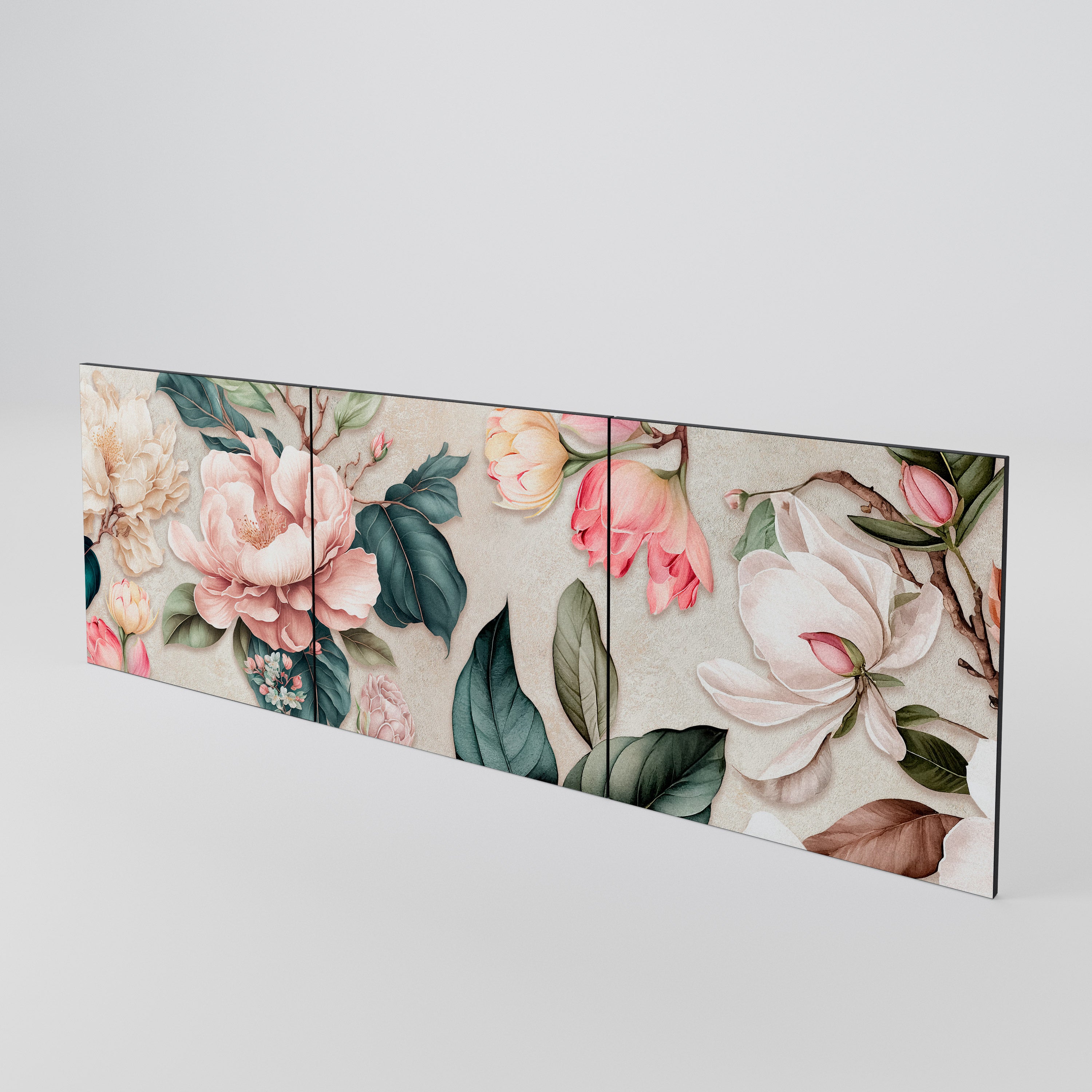 FLORAL GRACE 3-Piece Sideboard Door Set