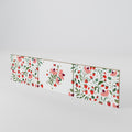 FLOWERS AND STRAWBERRIES 3-Piece TV Cabinet Door Set