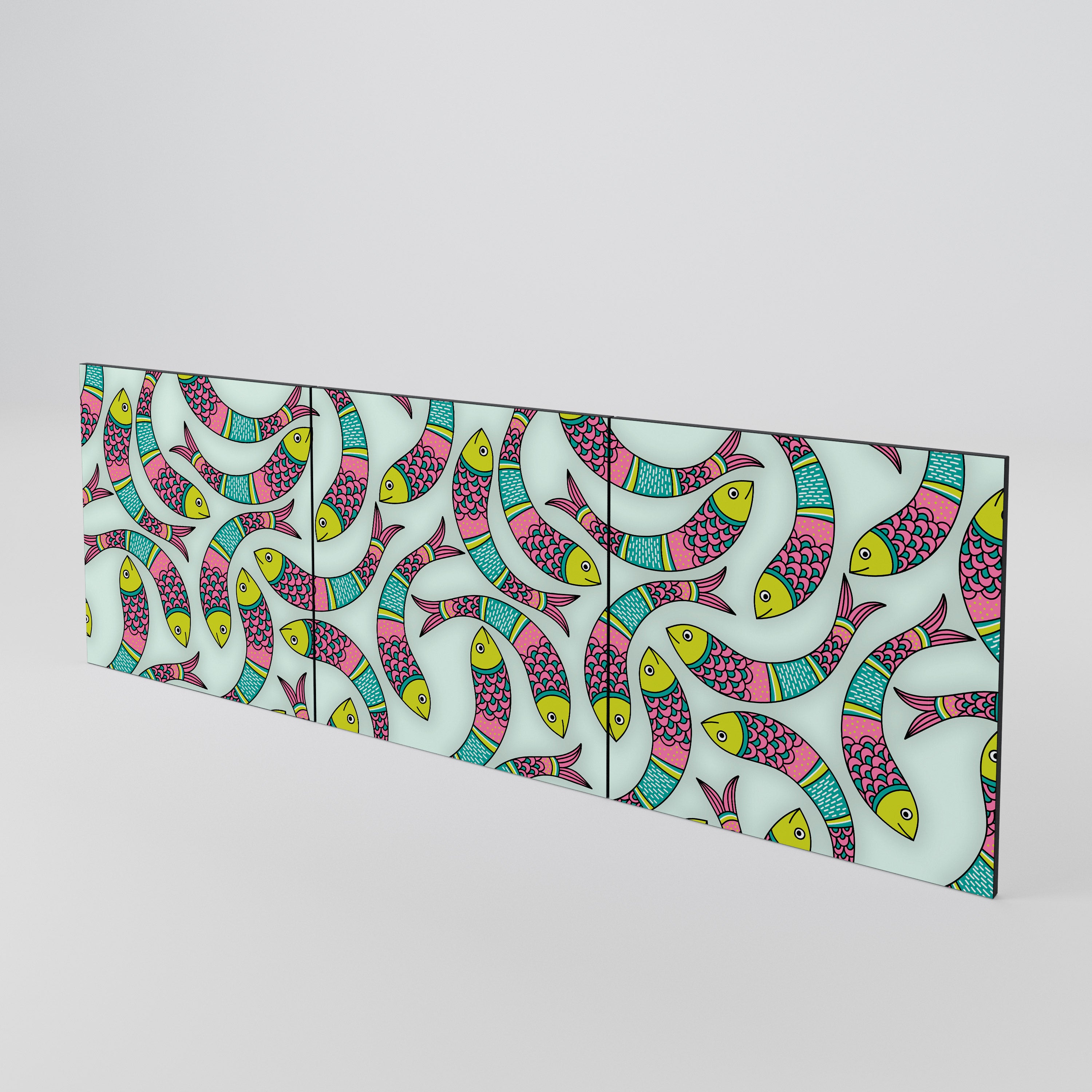 INDIAN FISH 3-Piece Sideboard Door Set